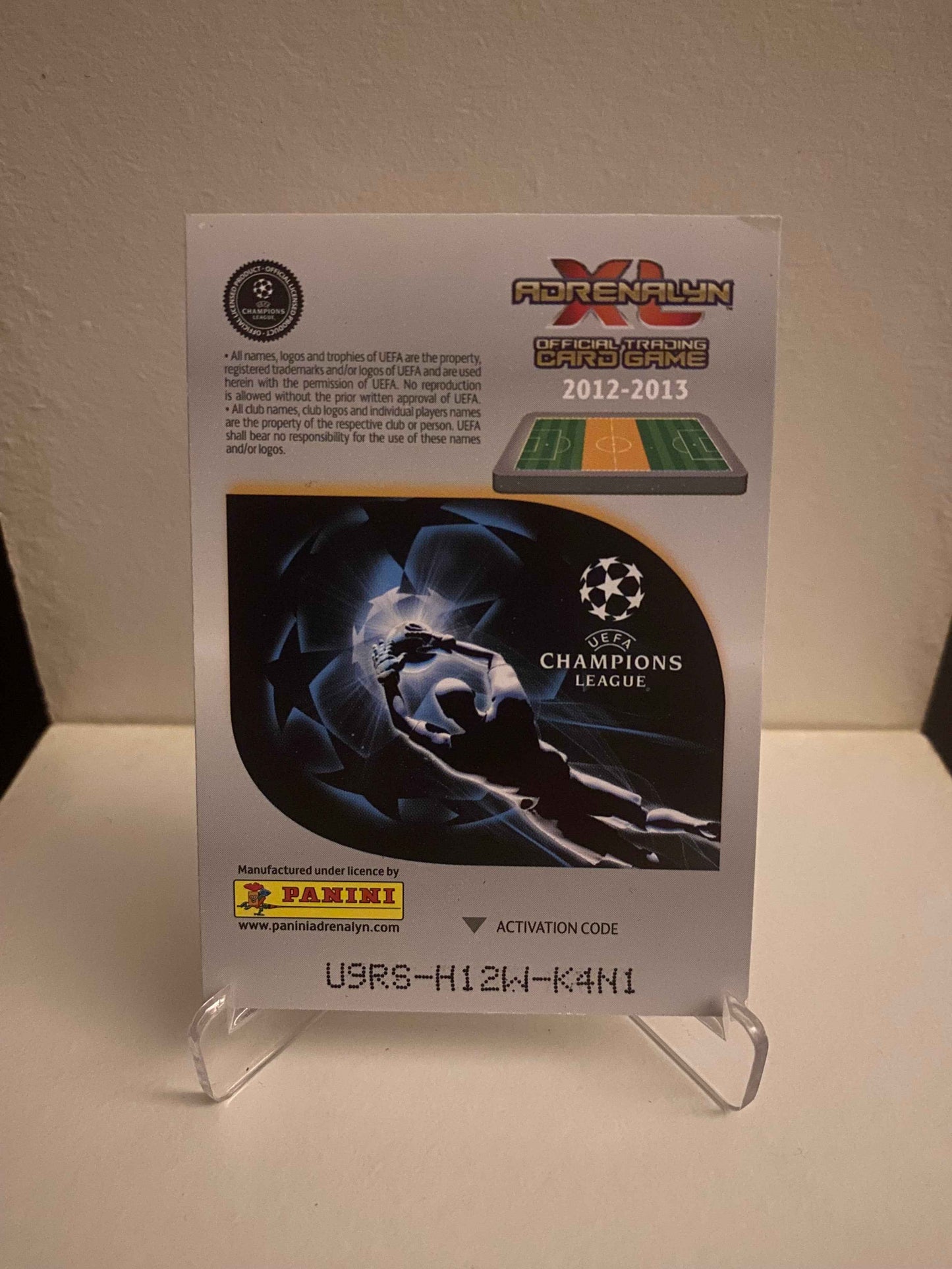 Fodbold kort Panini Adrenalyn XL UEFA Champions League 2012/2013 - Real Madrid Michael Essien - Pokedexet