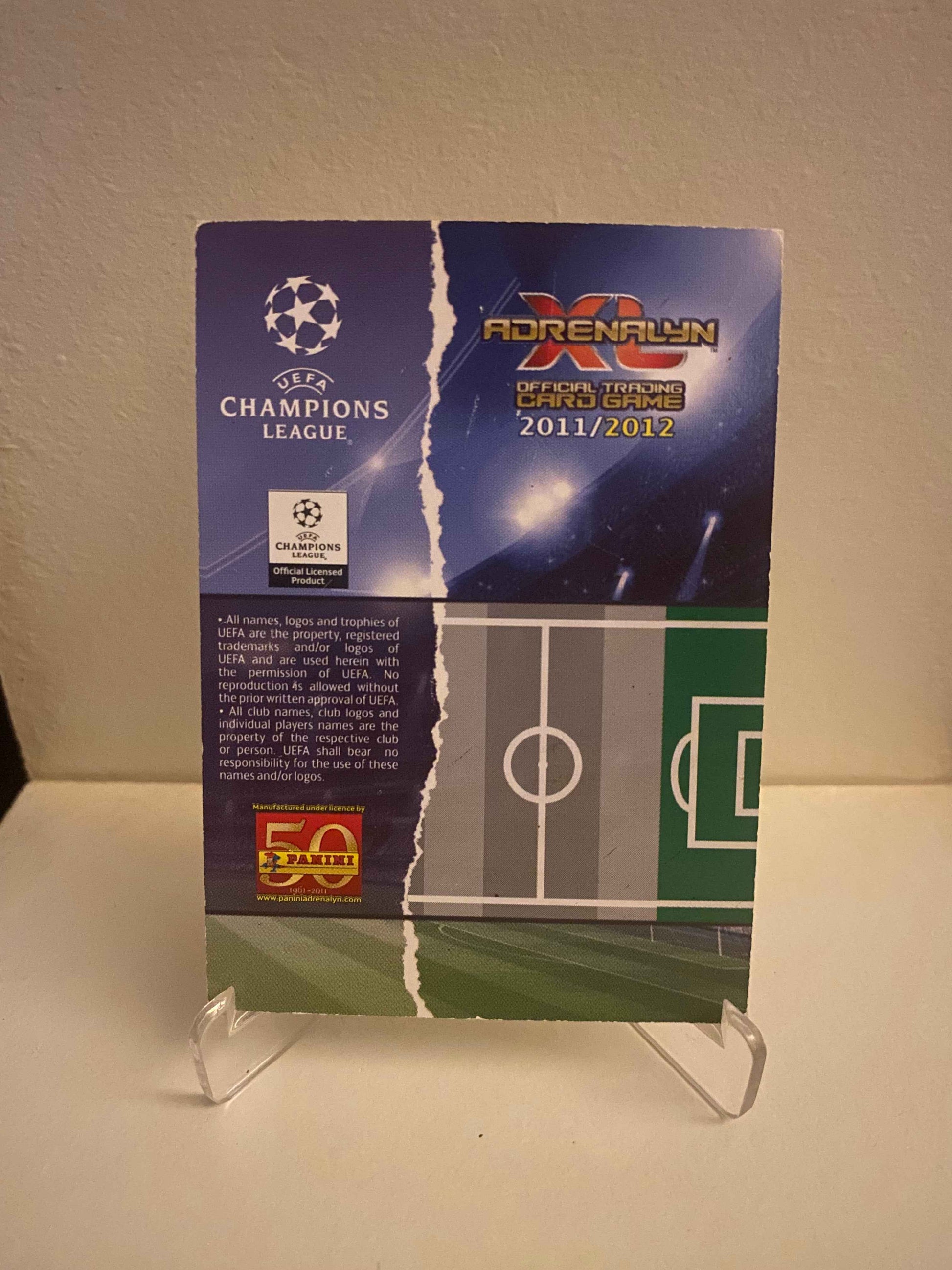 Fodbold kort Panini Adrenalyn XL UEFA Champions League 2011/2012 - Borussia Dortmund Kevin Grosskreutz - Pokedexet