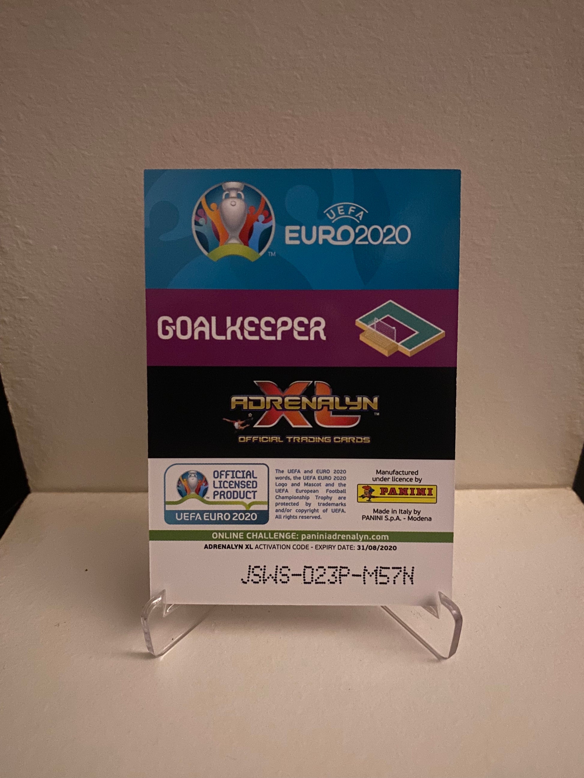 Fodbold kort Panini Adrenalyn XL UEFA EURO 2020 - Schweiz Yann Sommer - Pokedexet