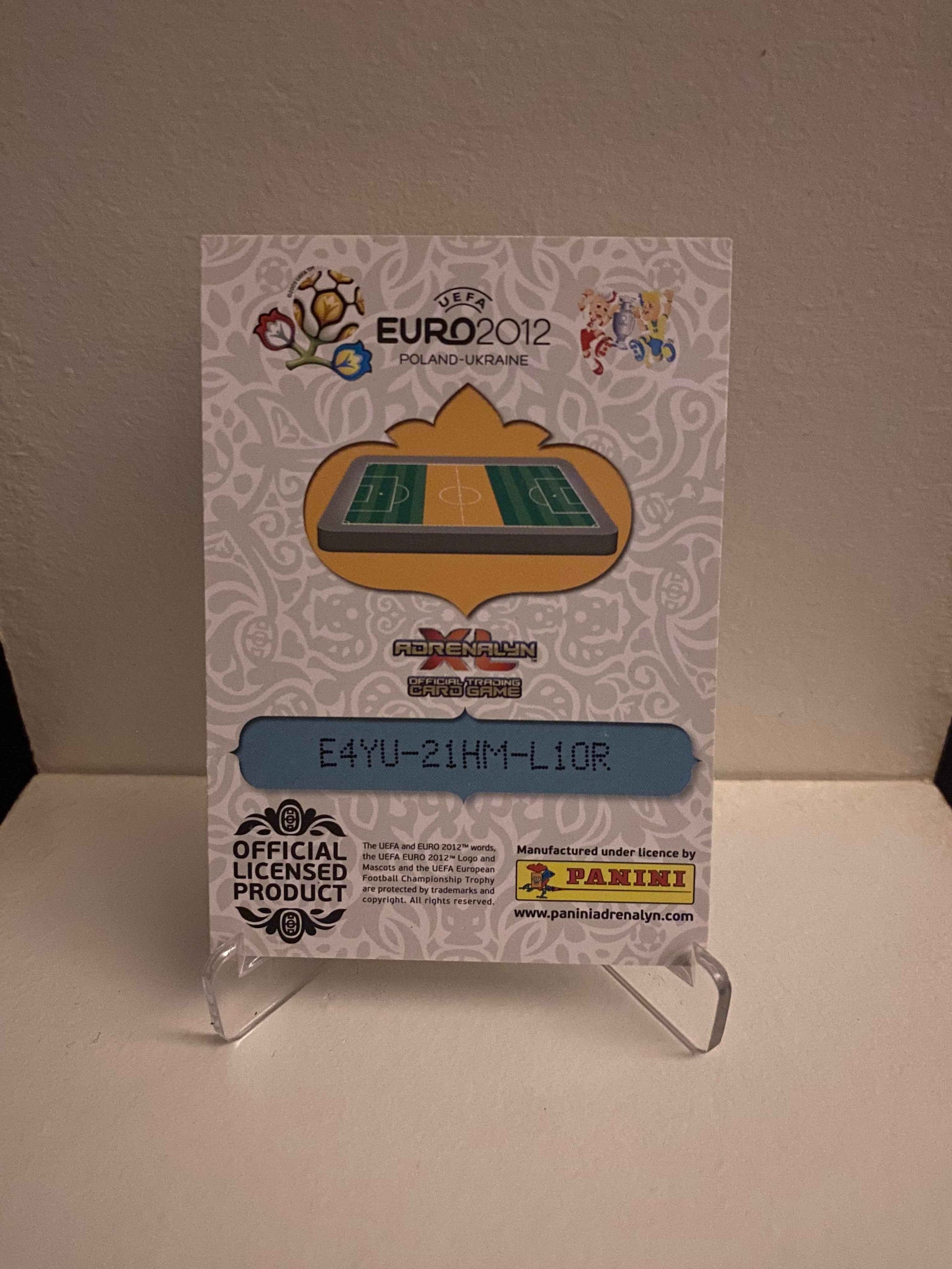 Fodbold kort Panini Adrenalyn XL UEFA EURO 2012 - Sverige Sebastian Larsson - Pokedexet