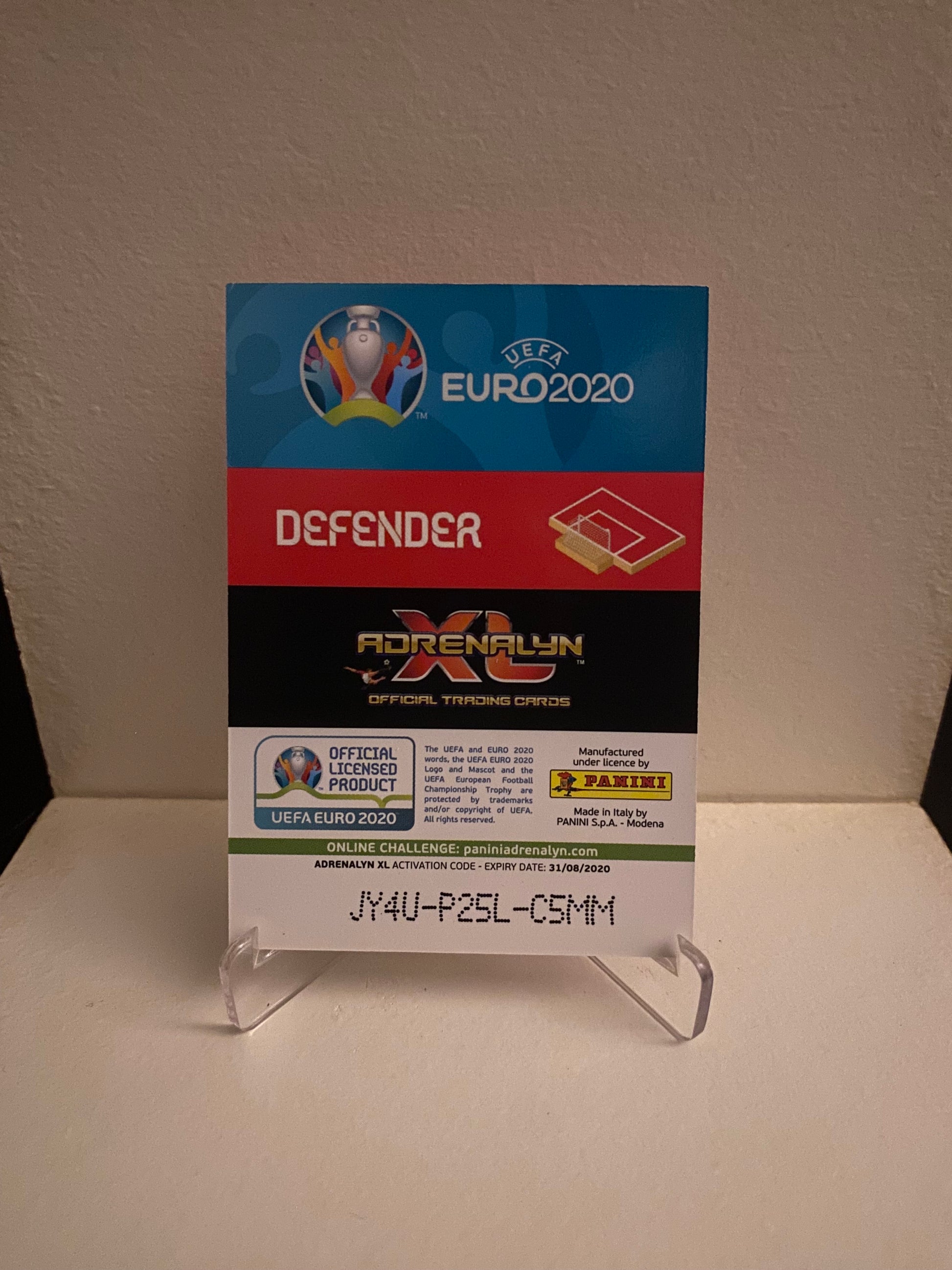 Fodbold kort Panini Adrenalyn XL UEFA EURO 2020 - Schweiz Manuel Akanji - Pokedexet