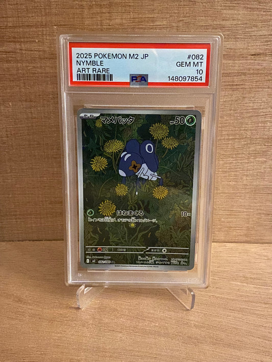 Japansk Pokemon kort - Mega Inferno X - Nymble #82 - PSA 10
