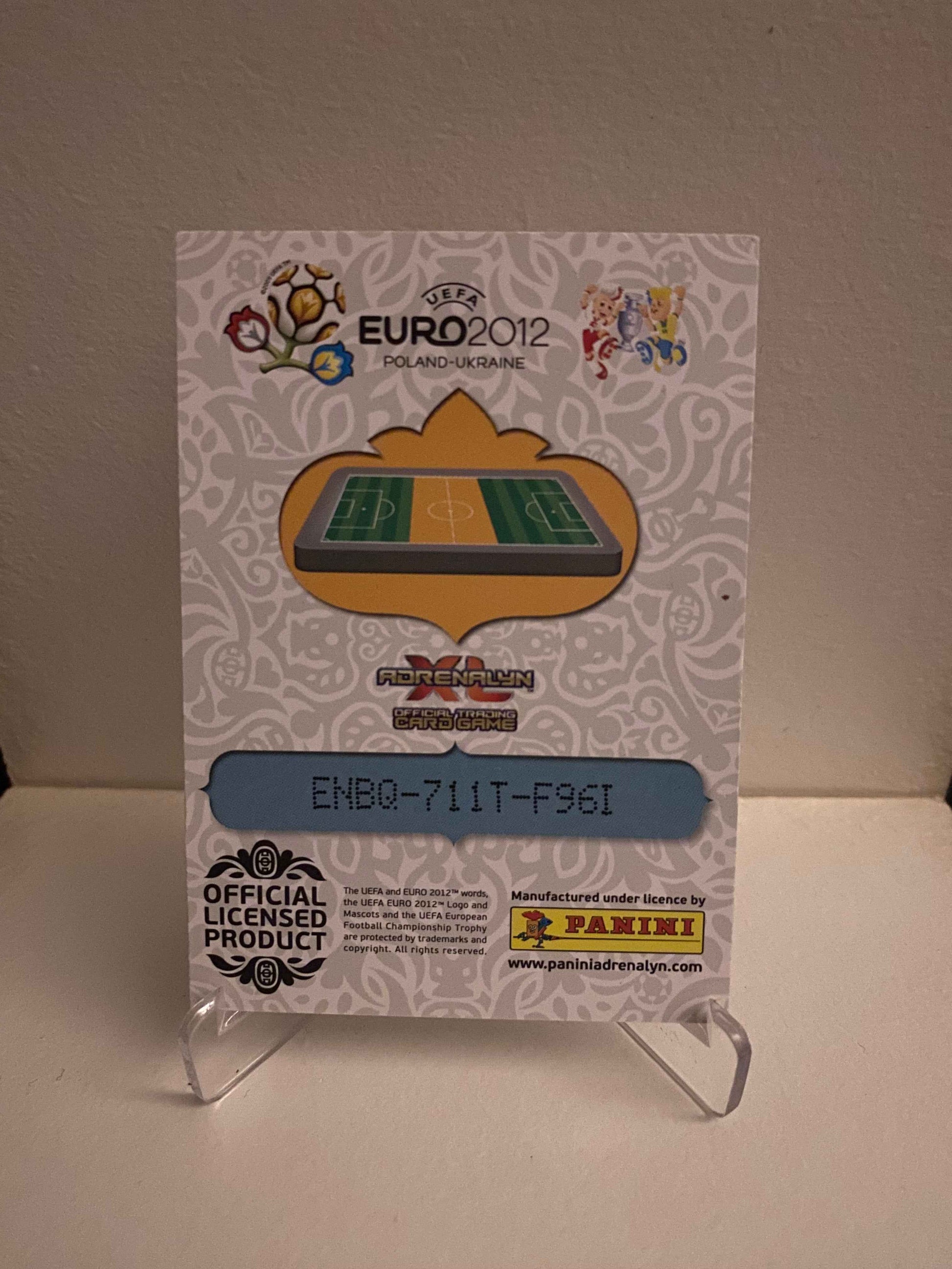 Fodbold kort Panini Adrenalyn XL UEFA EURO 2012 - Grækenland Giorgos Karagounis - Pokedexet