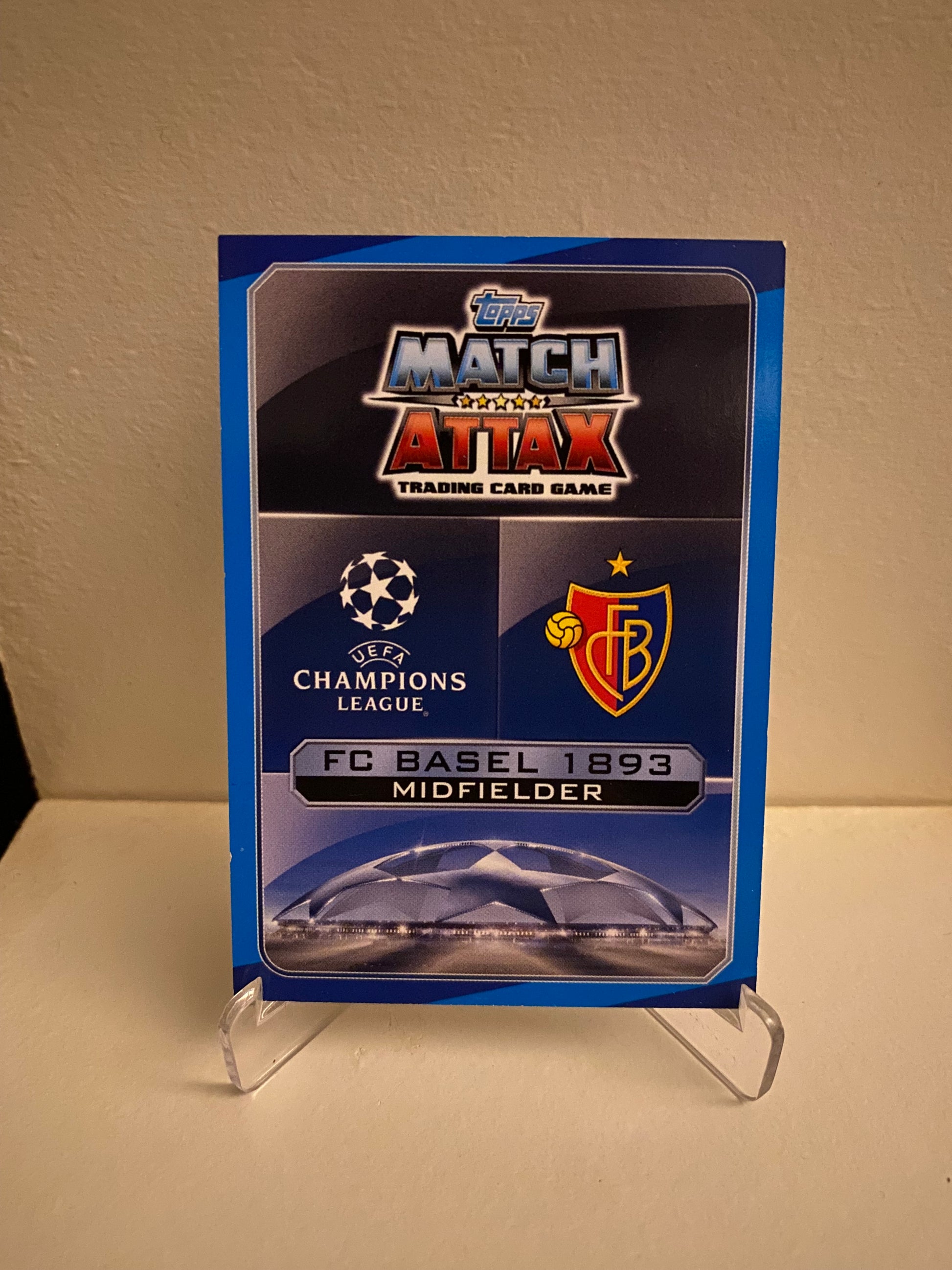 Fodbold kort Topps Match Attax UEFA Champions League 2016/2017 - Basel Luca Zuffi - Pokedexet