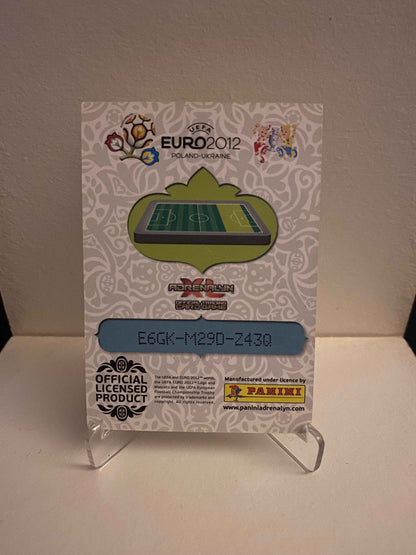 Fodbold kort Panini Adrenalyn XL UEFA EURO 2012 - Spanien Pedro Rodriguez - Pokedexet