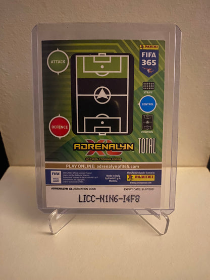 Fodbold kort Panini Adrenalyn XL FIFA 365 2021 - Boca Juniors Carlos Tevez Holofoil - Pokedexet