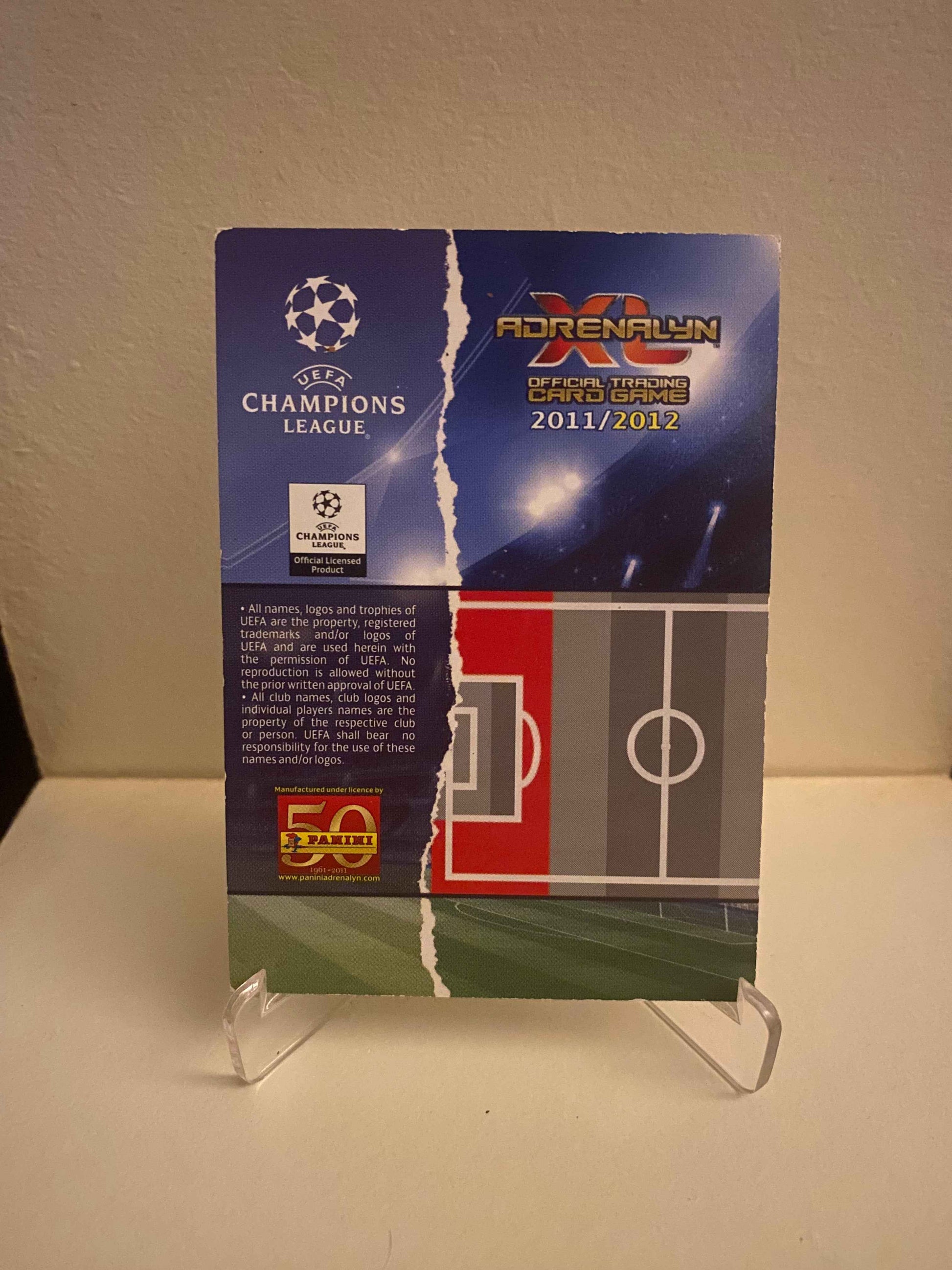 Fodbold kort Panini Adrenalyn XL UEFA Champions League 2011/2012 - Borussia Dortmund Mats Hummels - Pokedexet