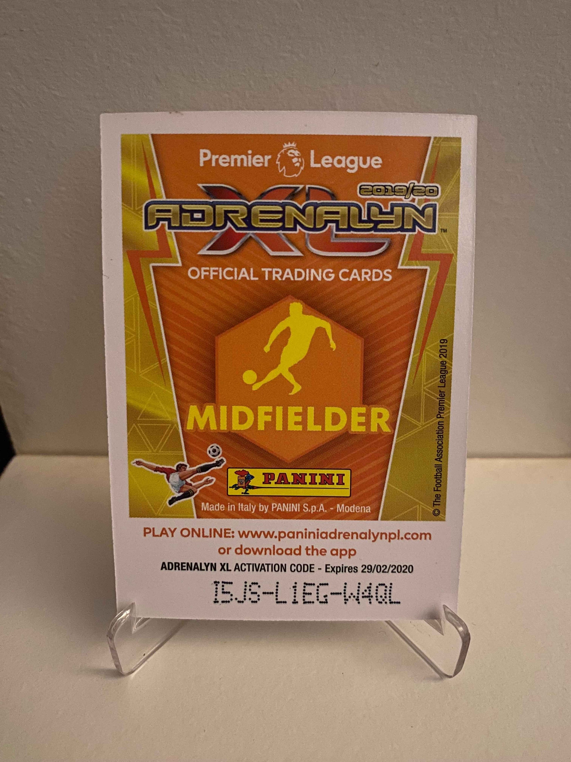 Fodbold kort Panini Adrenalyn XL Premier League 2019/2020 - Manchester United Daniel James - Pokedexet