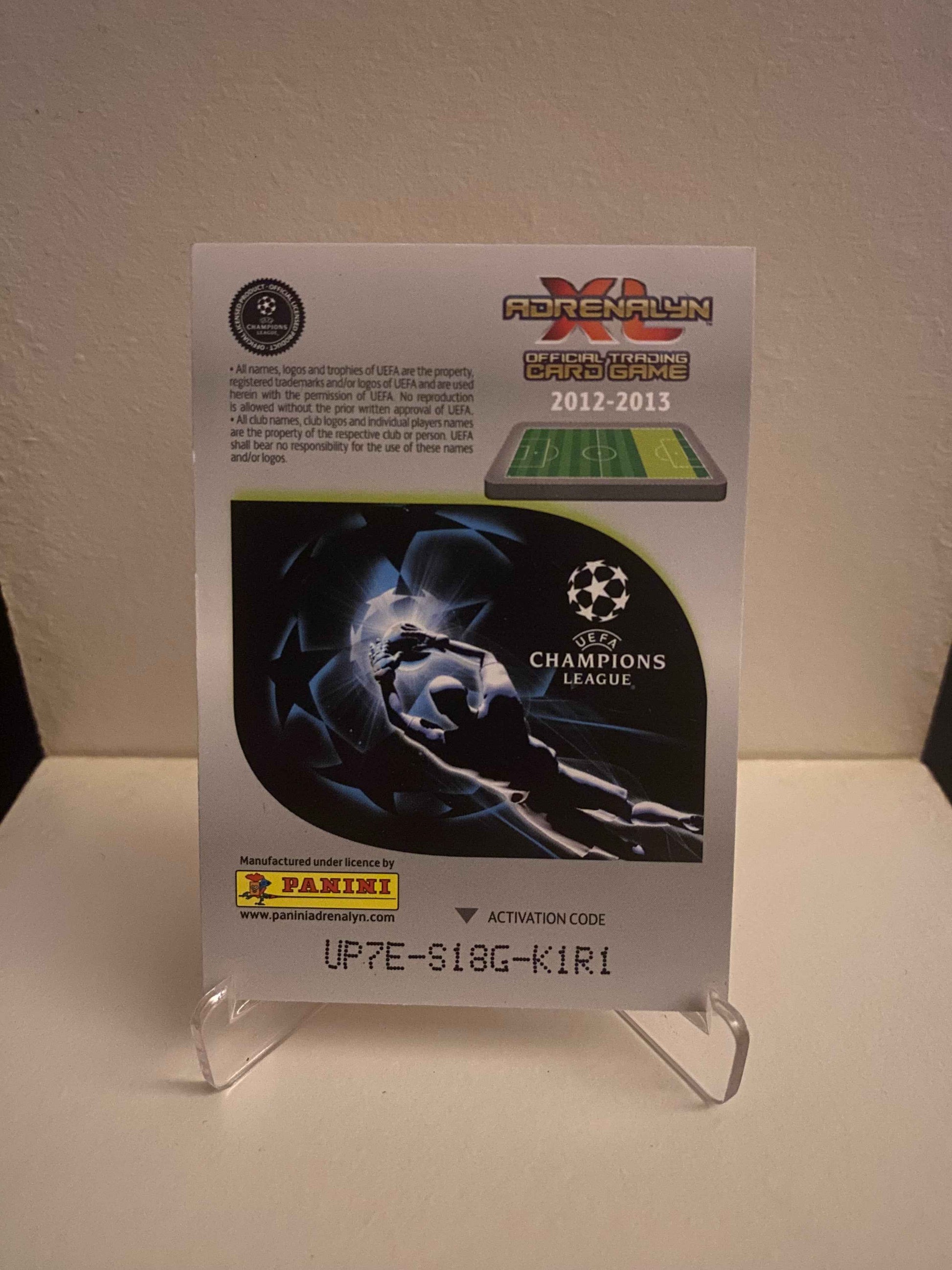 Fodbold kort Panini Adrenalyn XL UEFA Champions League 2012/2013 - Benfica Salvio - Pokedexet