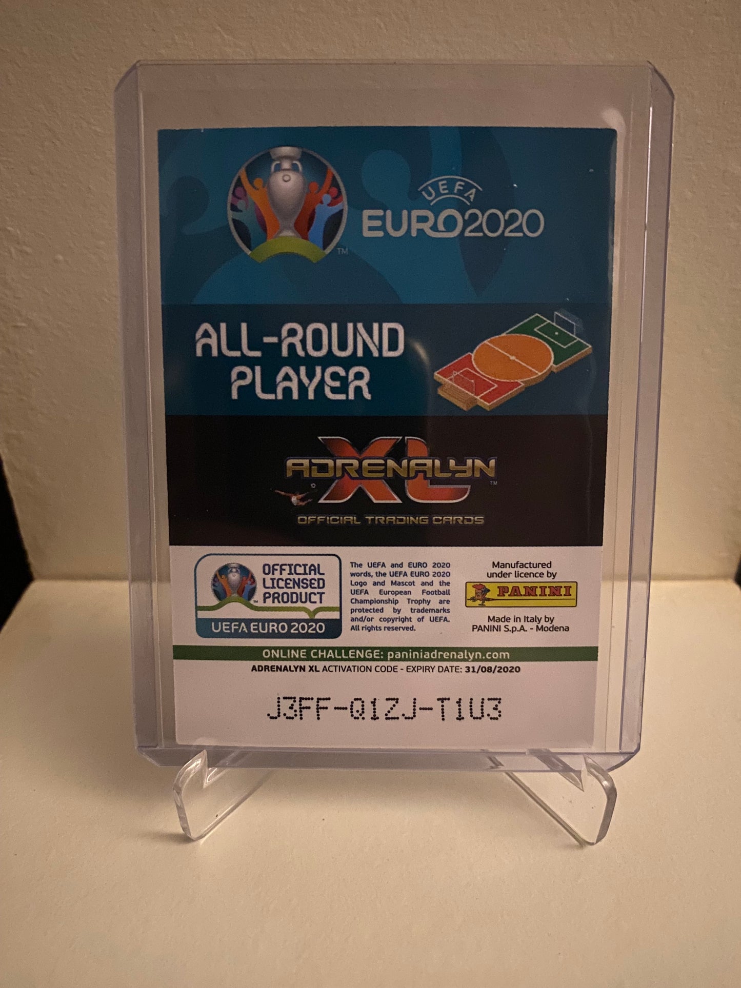 Fodbold kort Panini Adrenalyn XL UEFA EURO 2020 - Belgien Thomas Meunier Holofoil - Pokedexet