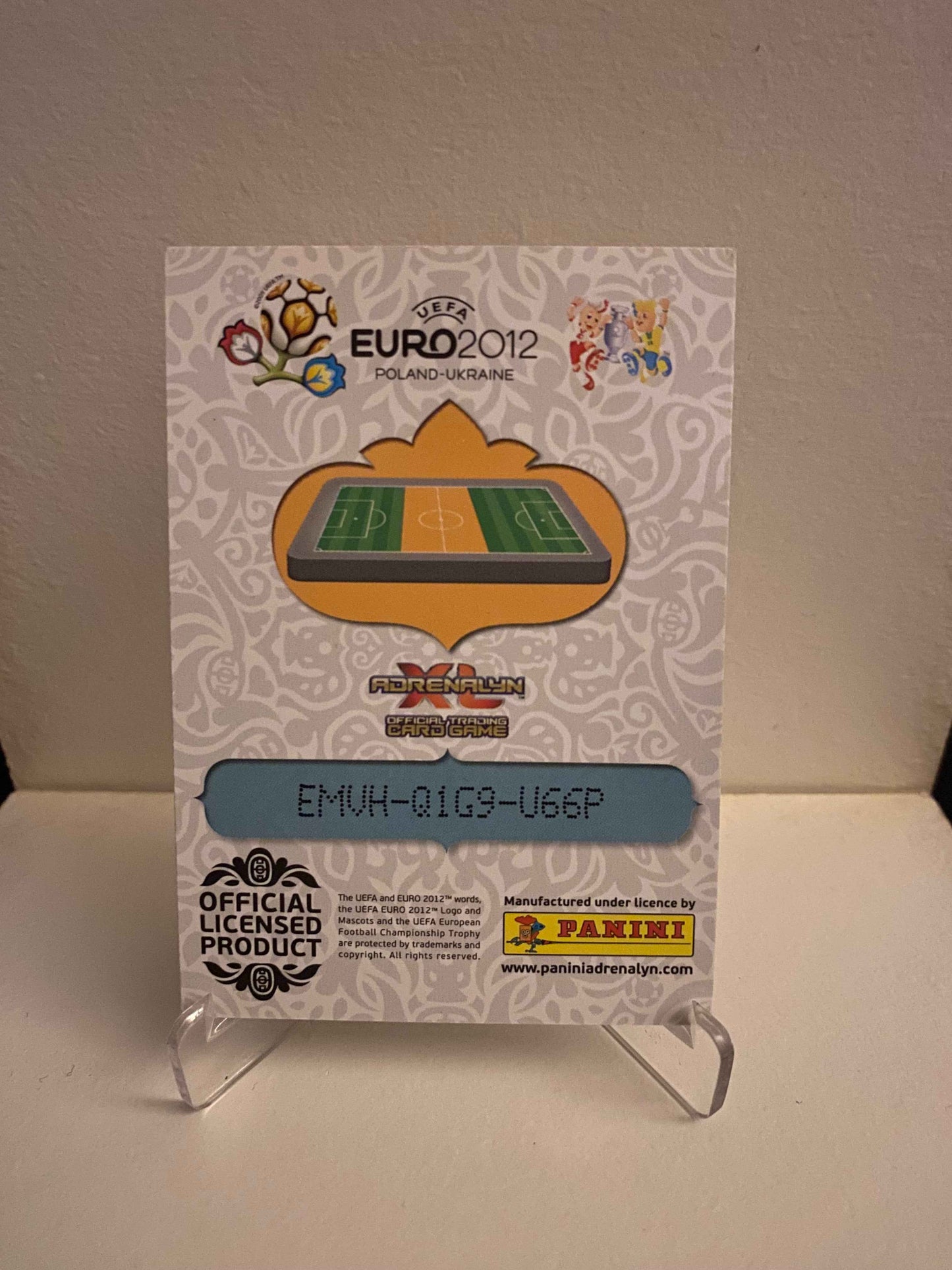 Fodbold kort Panini Adrenalyn XL UEFA EURO 2012 - Spanien Santi Cazorla - Pokedexet