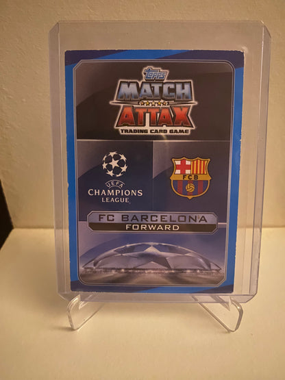 Fodbold kort Topps Match Attax UEFA Champions League - Barcelona Lionel Messi Gold Limited Edition Holofoil - Pokedexet