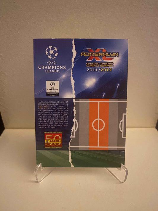 Fodbold kort Panini Adrenalyn XL UEFA Champions League 2011/2012 - Manchester City James Milner - Pokedexet