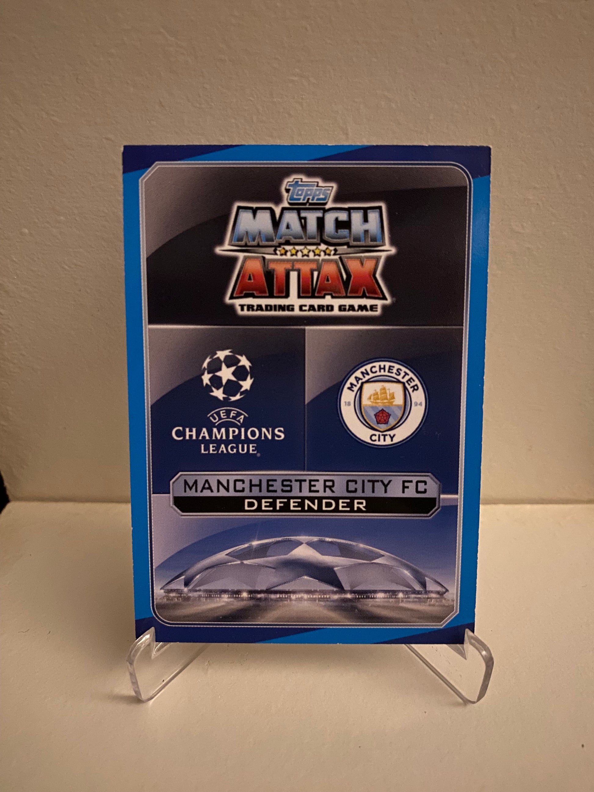 Fodbold kort Topps Match Attax UEFA Champions League 2016/2017 - Manchester City Bacary Sagna - Pokedexet