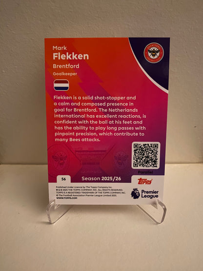 Fodbold kort Topps Premier League 2025/2026 - Yellow Parallel Kevin Schade - Pokedexet