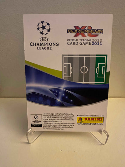 Fodbold kort Panini Adrenalyn XL UEFA Champions League 2010-2011 - Olympique Lyon Bafetimbi Gomis - Pokedexet