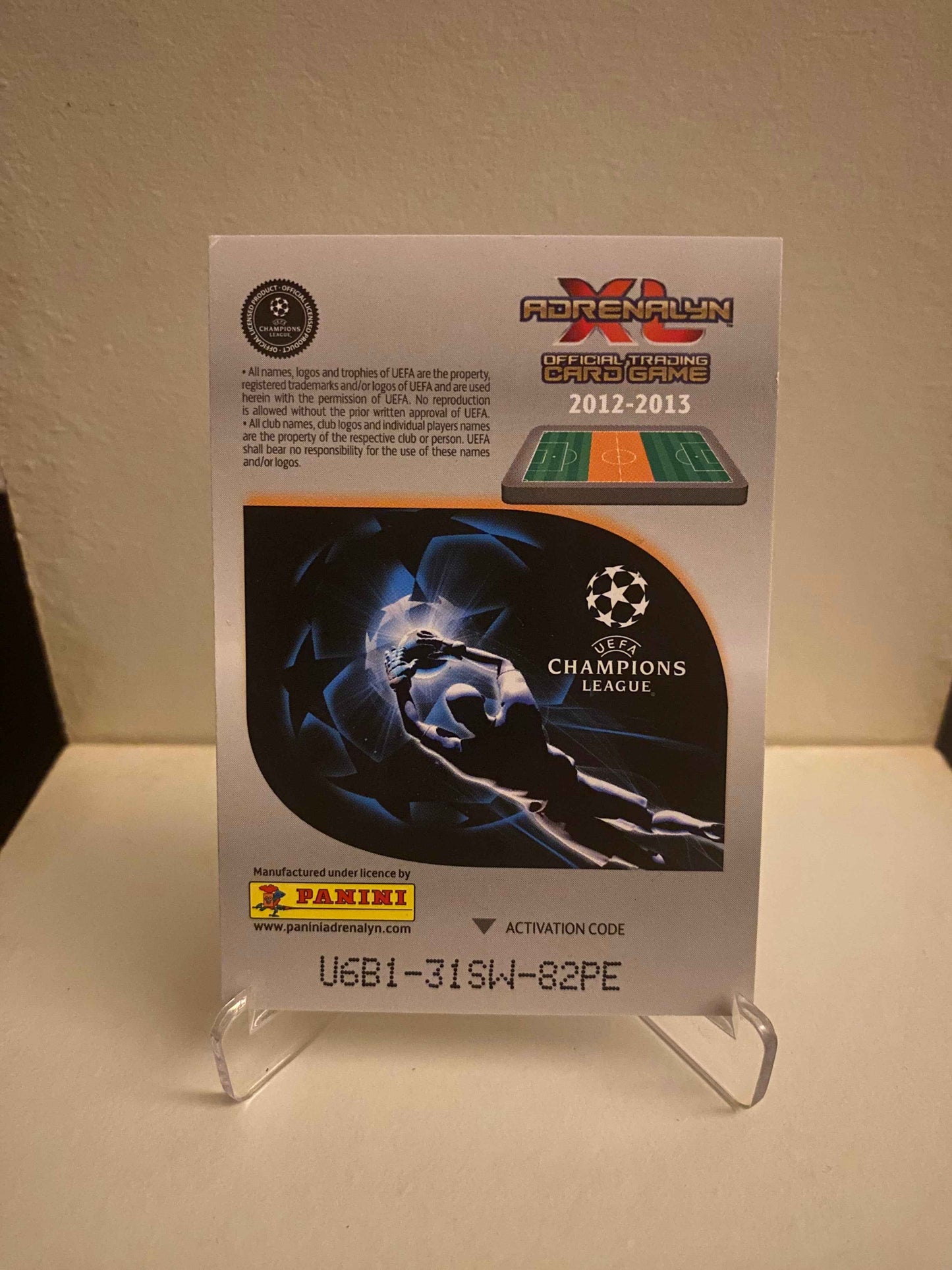 Fodbold kort Panini Adrenalyn XL UEFA Champions League 2012/2013 - Chelsea Ramires - Pokedexet