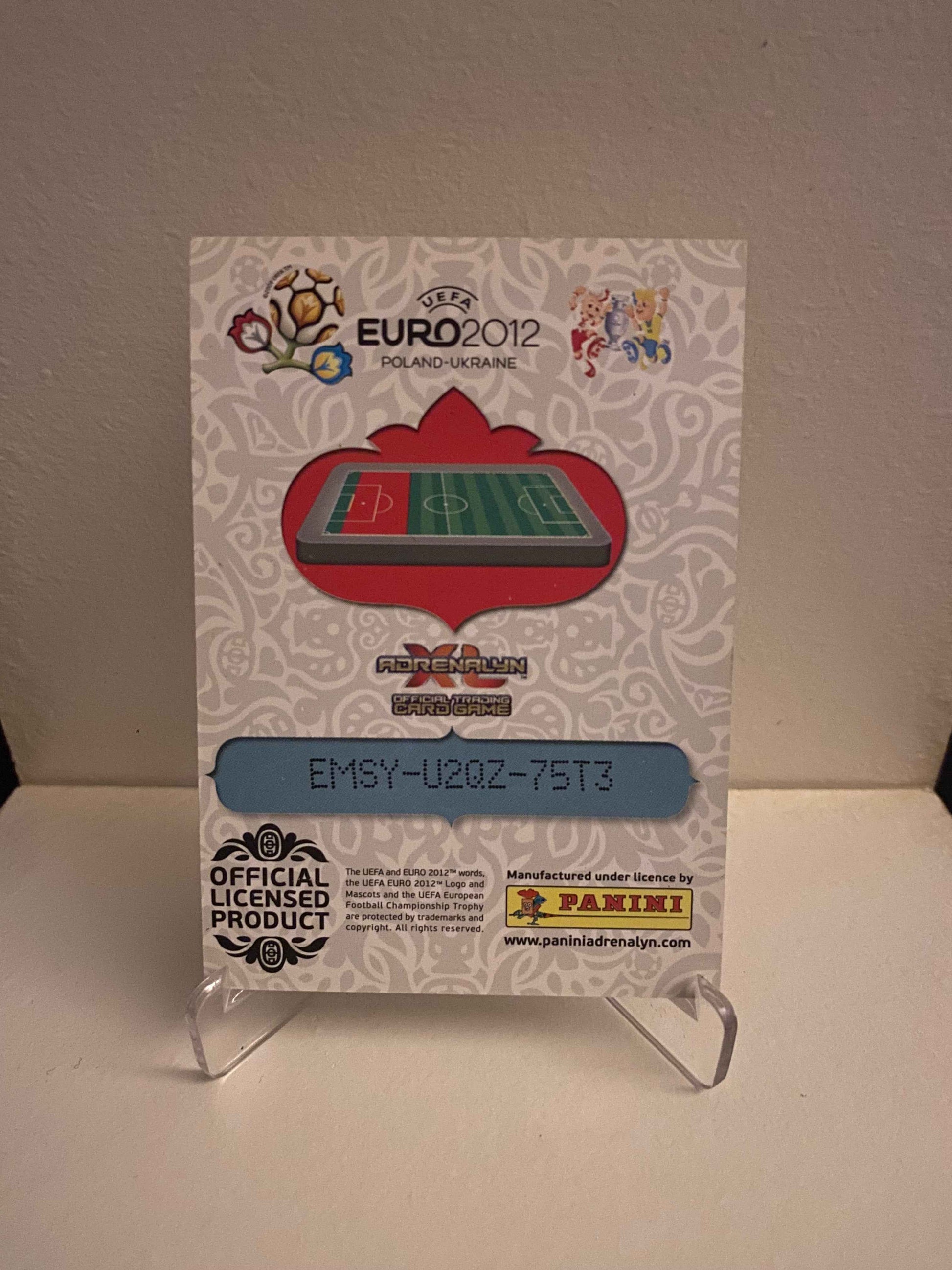 Fodbold kort Panini Adrenalyn XL UEFA EURO 2012 - Spanien Carles Puyol - Pokedexet