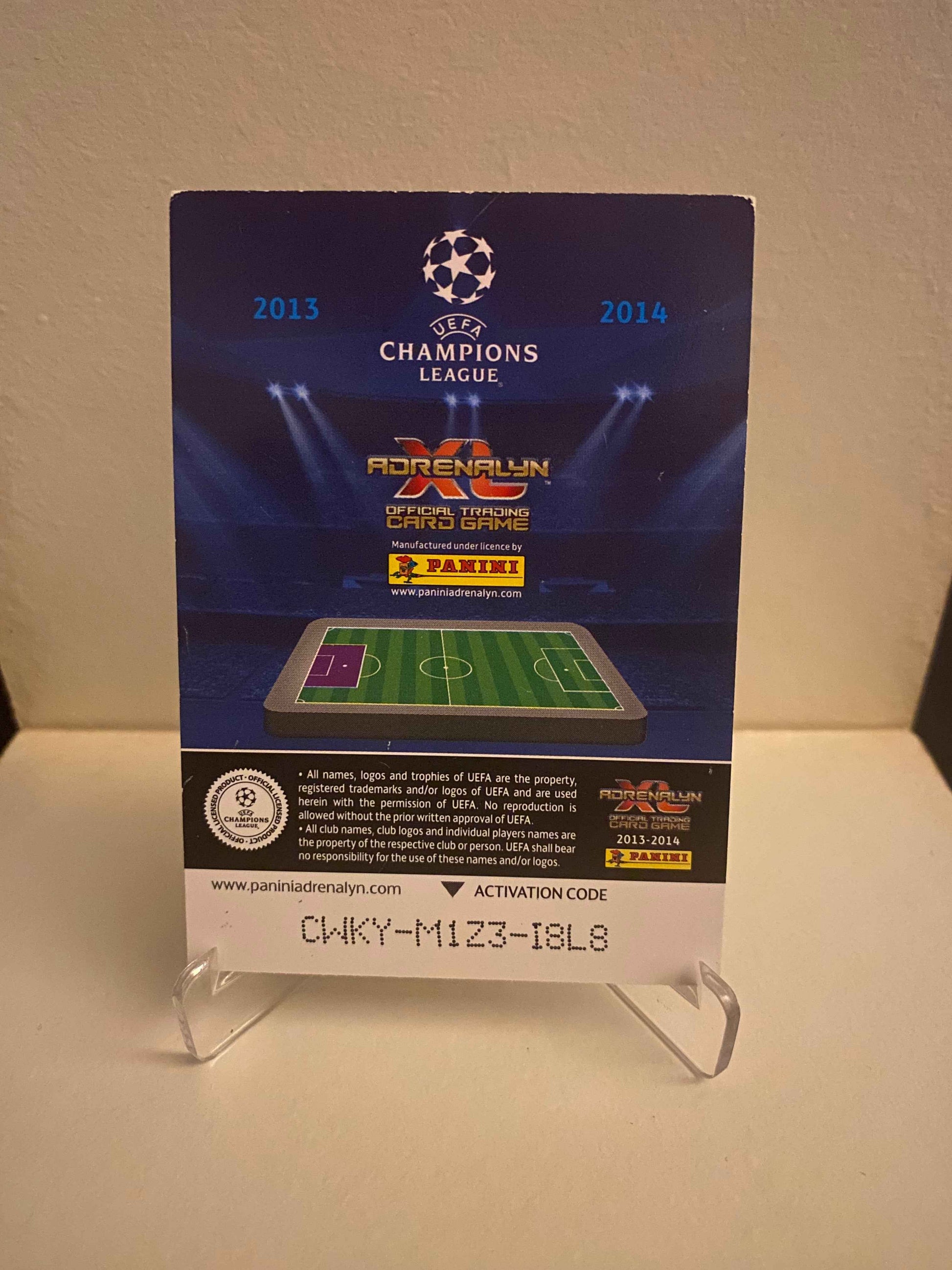 Fodbold kort Panini Adrenalyn XL UEFA Champions League 2013/2014 - Napoli Pepe Reina - Pokedexet