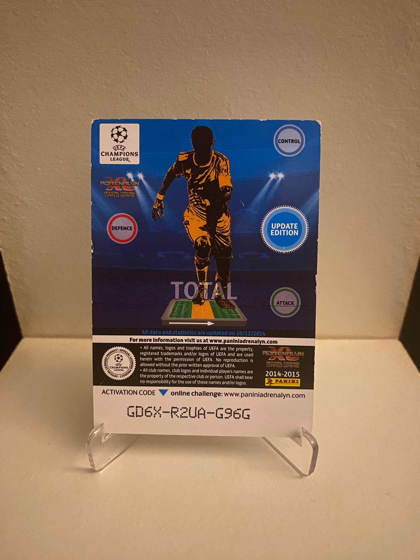 Fodbold kort Panini Adrenalyn XL UEFA Champions League 2014/2015 - Real Madrid Sami Khedira - Pokedexet