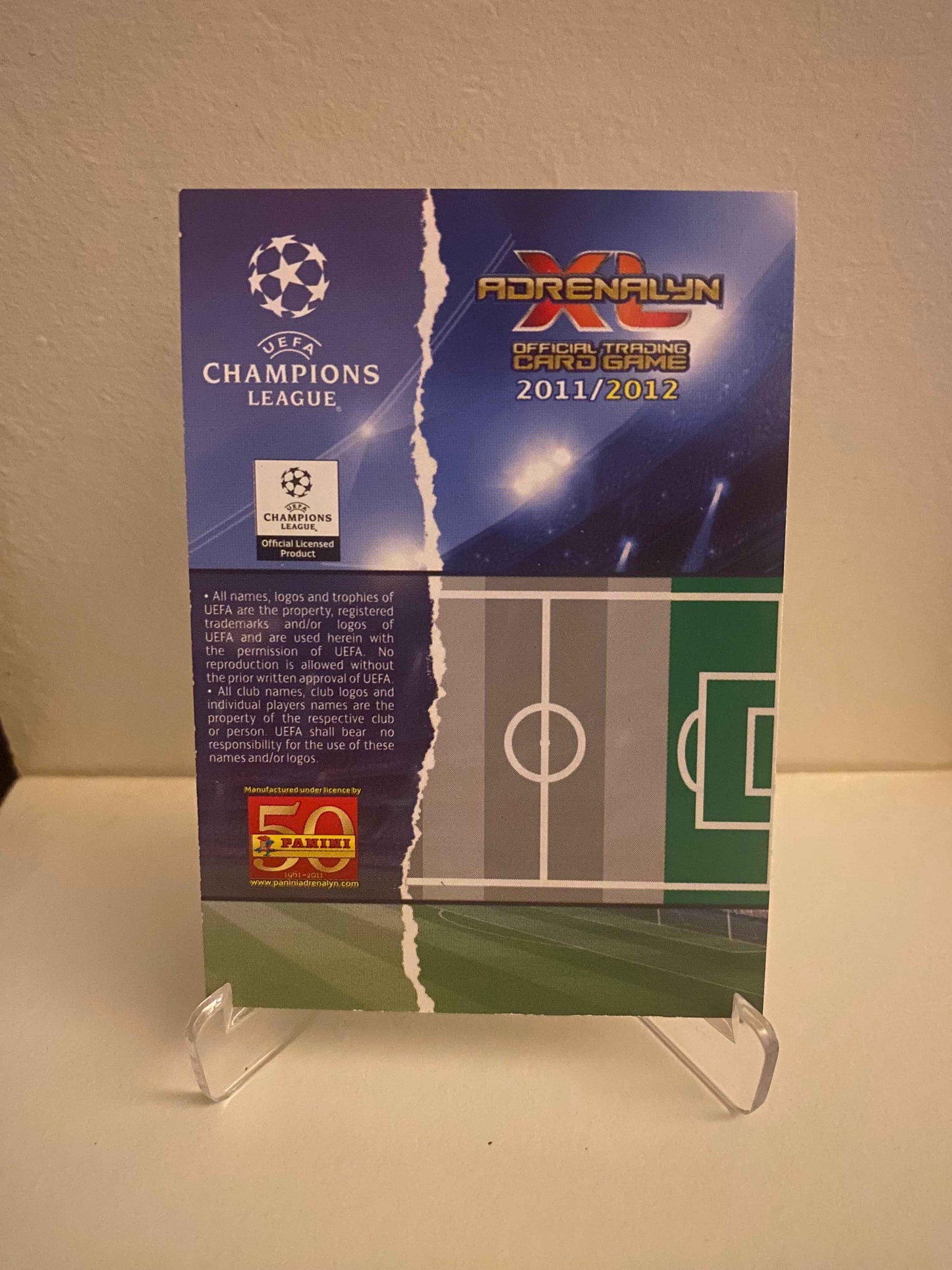 Fodbold kort Panini Adrenalyn XL UEFA Champions League 2011/2012 - Manchester City Mario Balotelli - Pokedexet