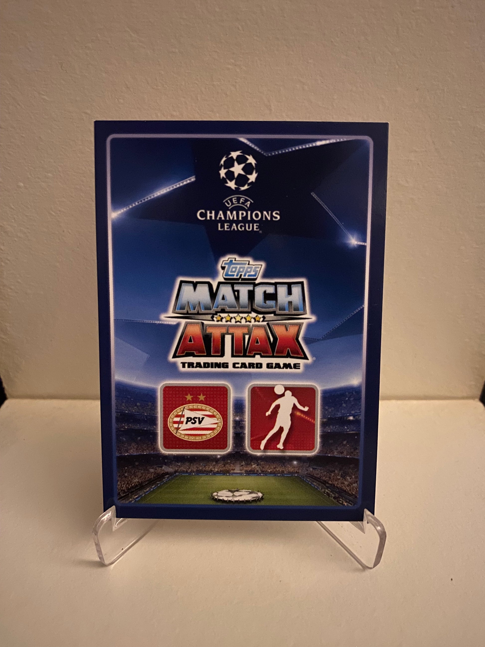 Fodbold kort Topps Match Attax UEFA Champions League 2015/2016 - PSV Eindhoven Nicolas Isimat-Mirin - Pokedexet