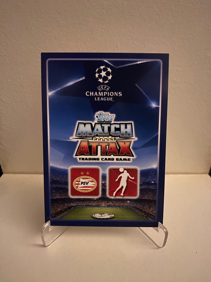 Fodbold kort Topps Match Attax UEFA Champions League 2015/2016 - PSV Eindhoven Nicolas Isimat-Mirin - Pokedexet