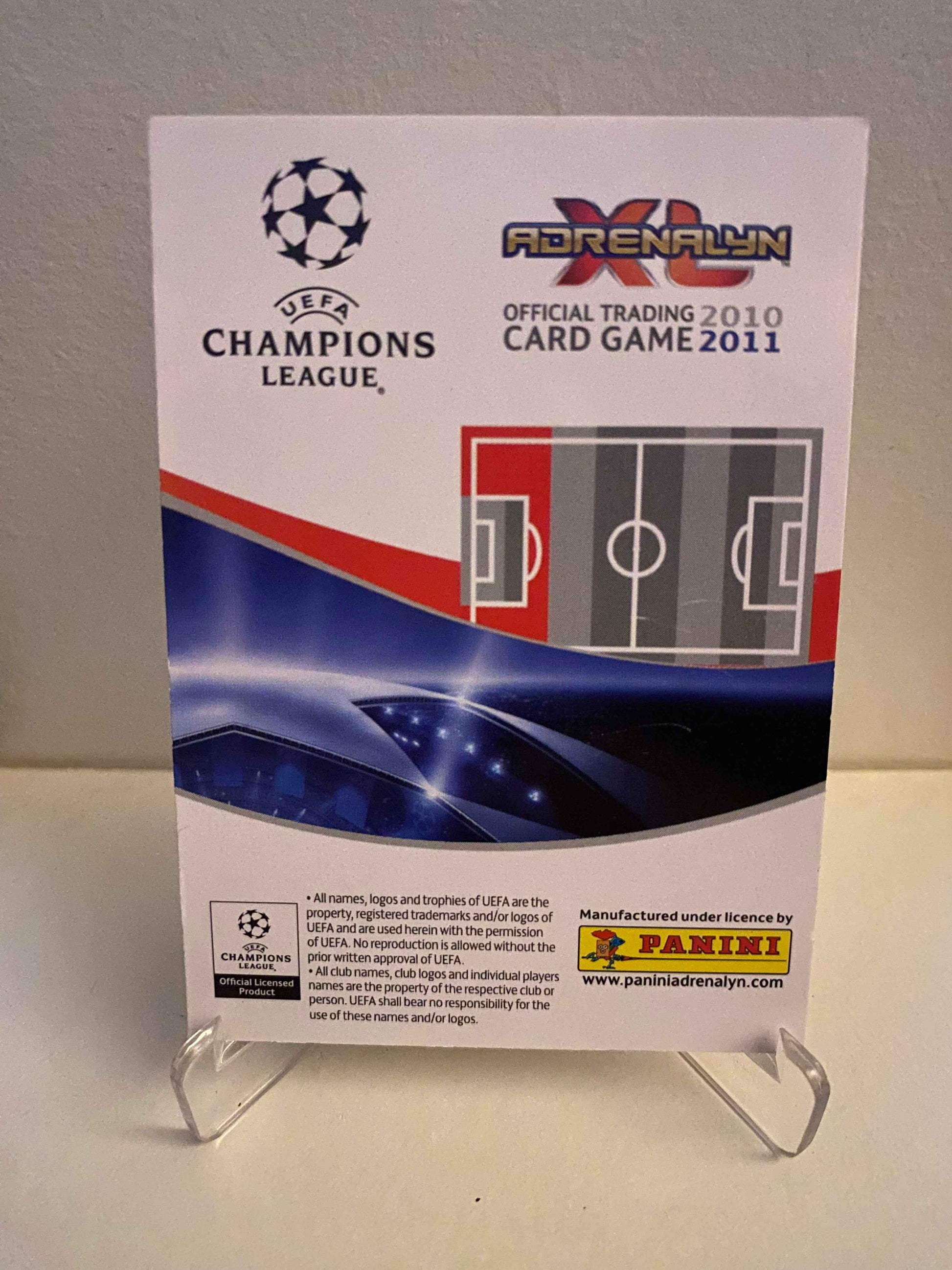Fodbold kort Panini Adrenalyn XL UEFA Champions League 2010-2011 - Real Madrid Alvaro Arbeloa - Pokedexet