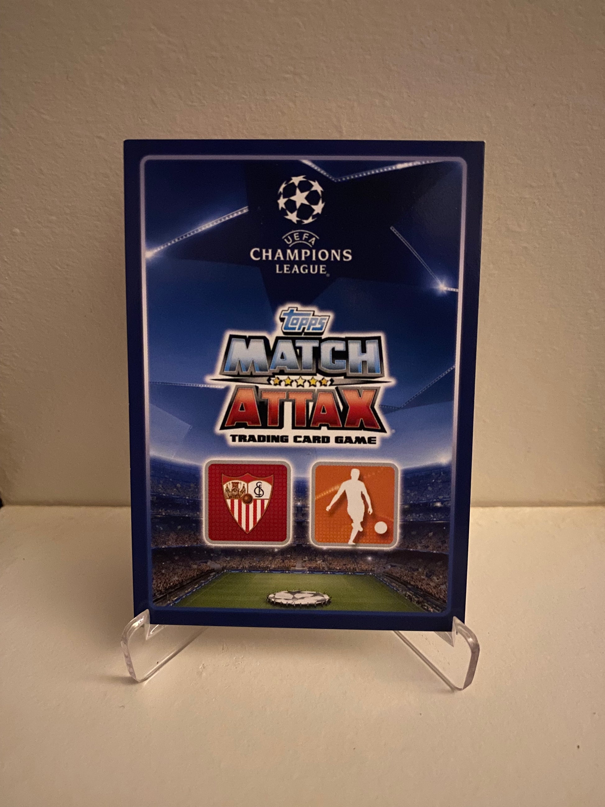 Fodbold kort Topps Match Attax UEFA Champions League 2015/2016 - Sevilla Vitolo - Pokedexet
