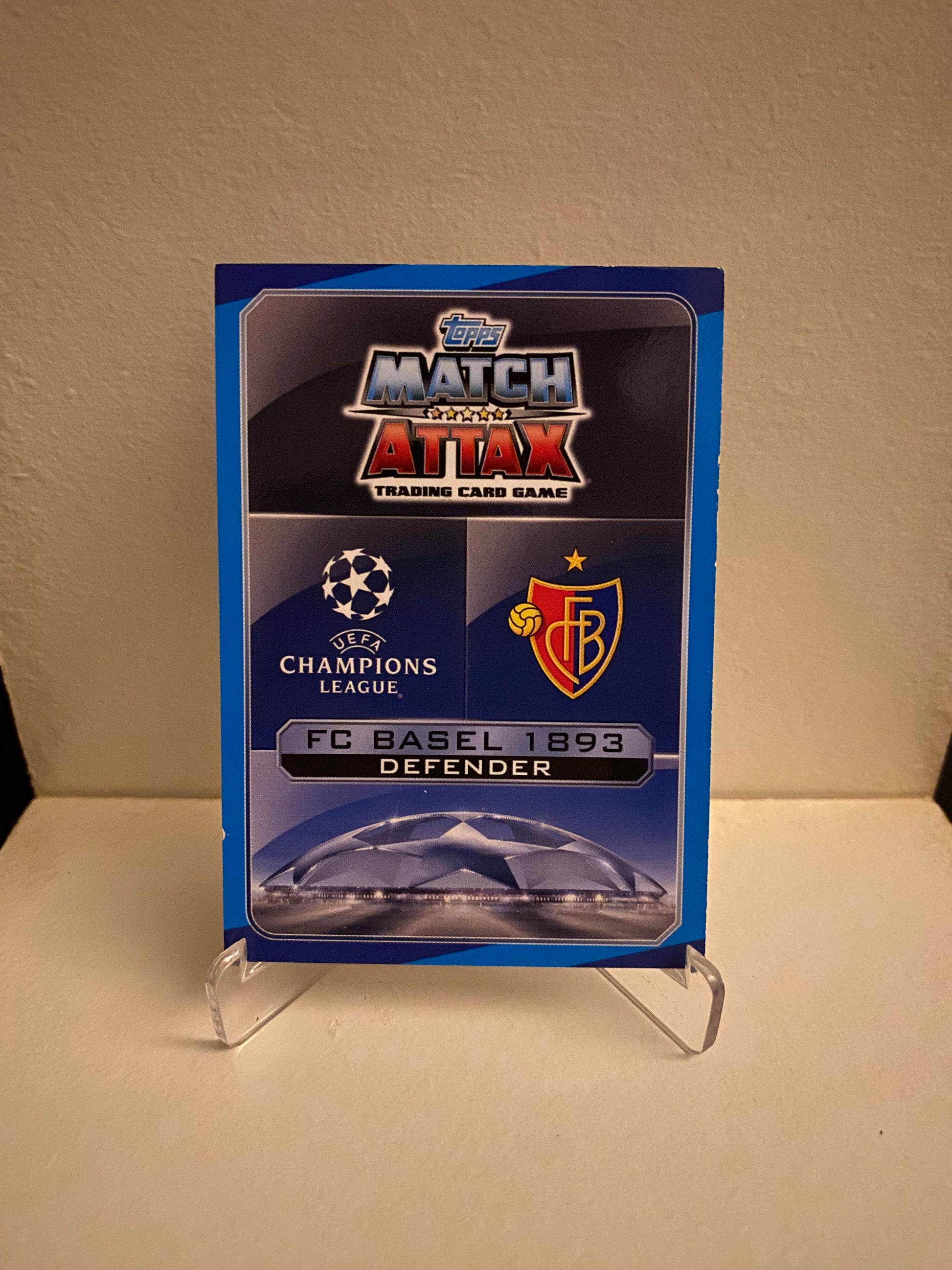 Fodbold kort Topps Match Attax UEFA Champions League 2016/2017 - Basel Daniel Høegh - Pokedexet