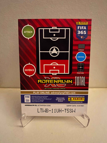 Fodbold kort Panini Adrenalyn FIFA 365 2020/2021 - Marseille Hiroki Sakai 97 - Pokedexet