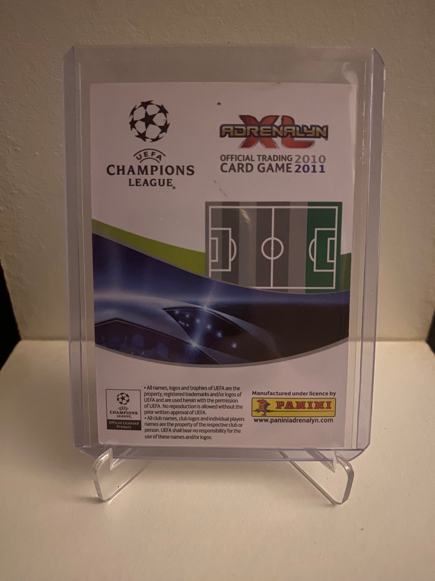Fodbold kort Panini Adrenalyn XL UEFA Champions League 2010/2011 - Bayern München Arjen Robben Limited Edition Holofoil - Pokedexet