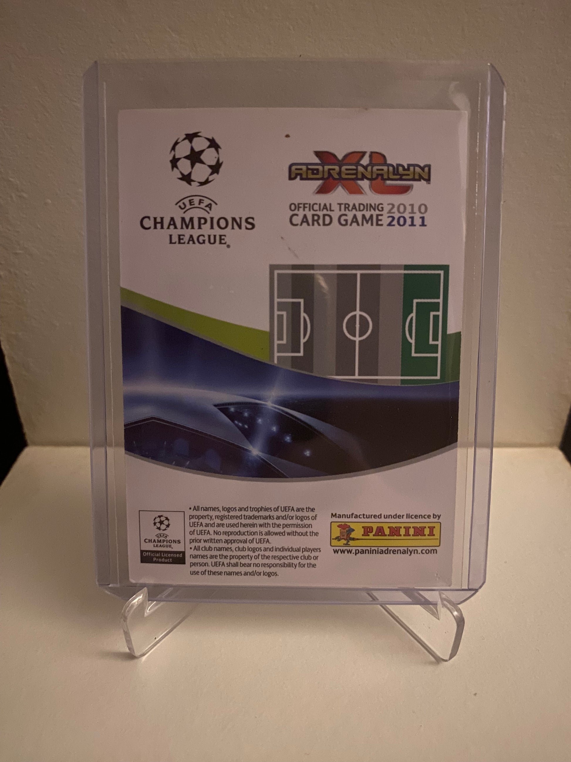 Fodbold kort Panini Adrenalyn XL UEFA Champions League 2010/2011 - Bayern München Arjen Robben Limited Edition Holofoil - Pokedexet