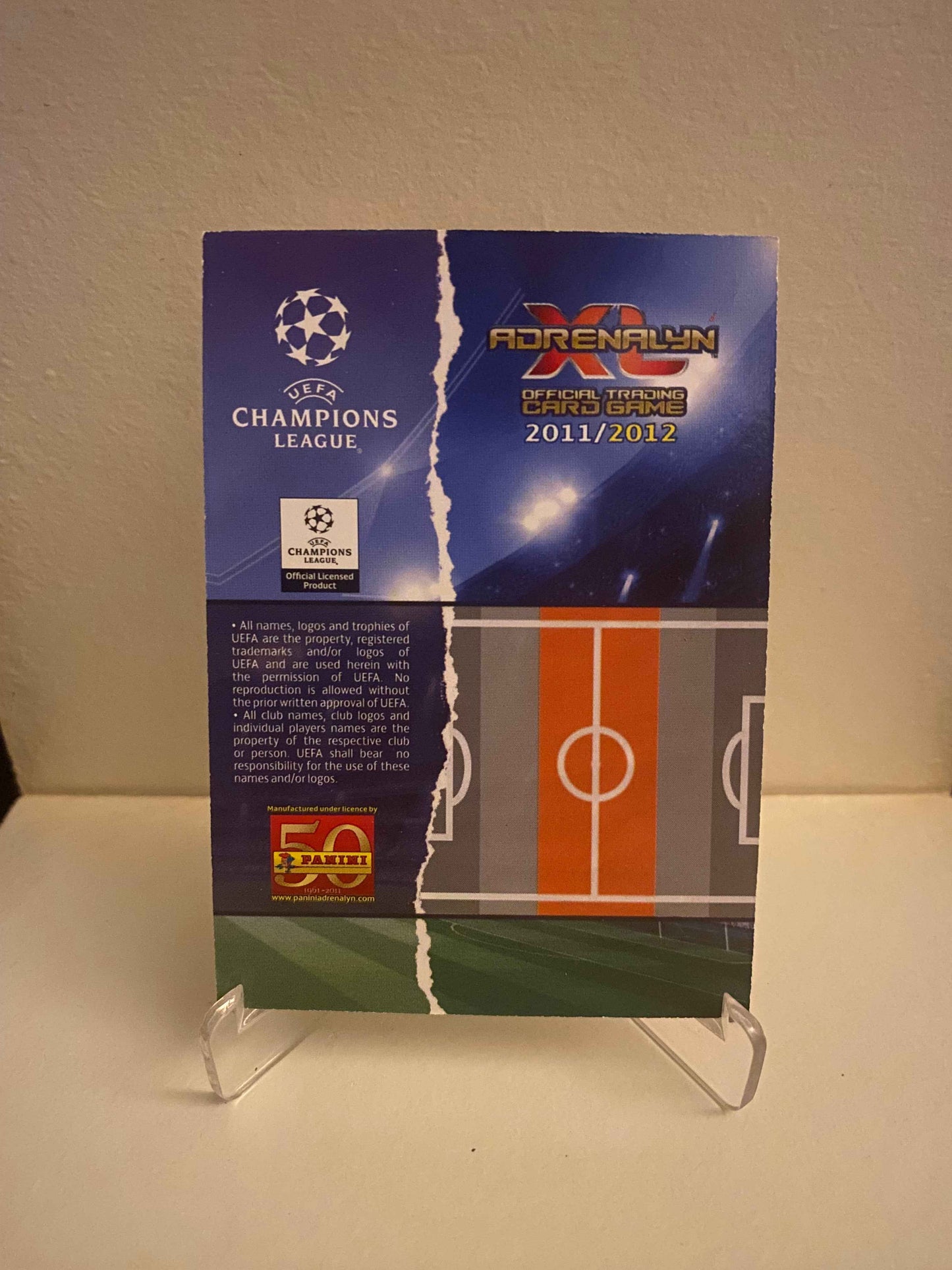 Fodbold kort Panini Adrenalyn XL UEFA Champions League 2011/2012 - Borussia Dortmund Antonio Da Silva - Pokedexet