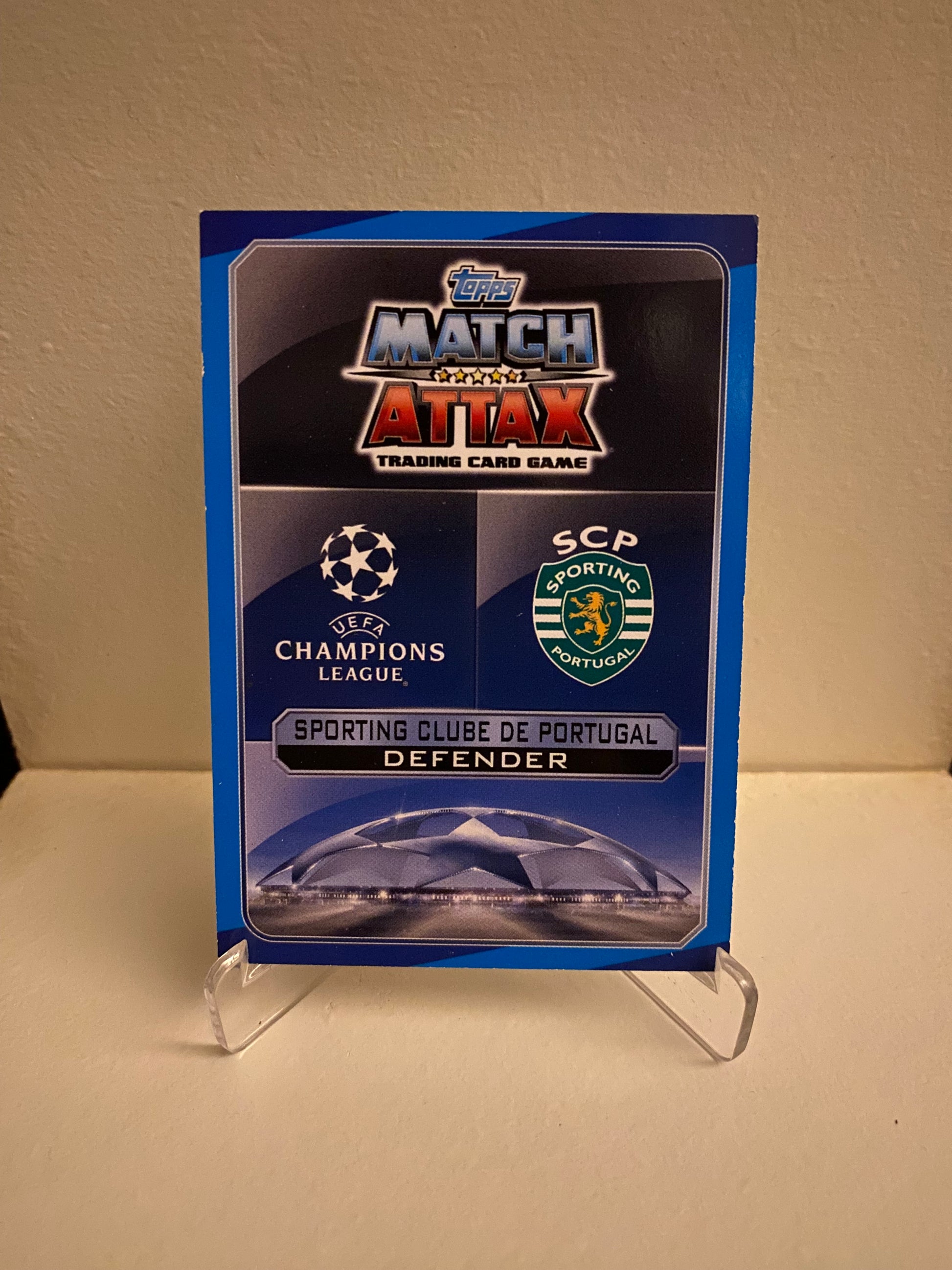 Fodbold kort Topps Match Attax UEFA Champions League 2016/2017 - Sporting Joao Pereira - Pokedexet