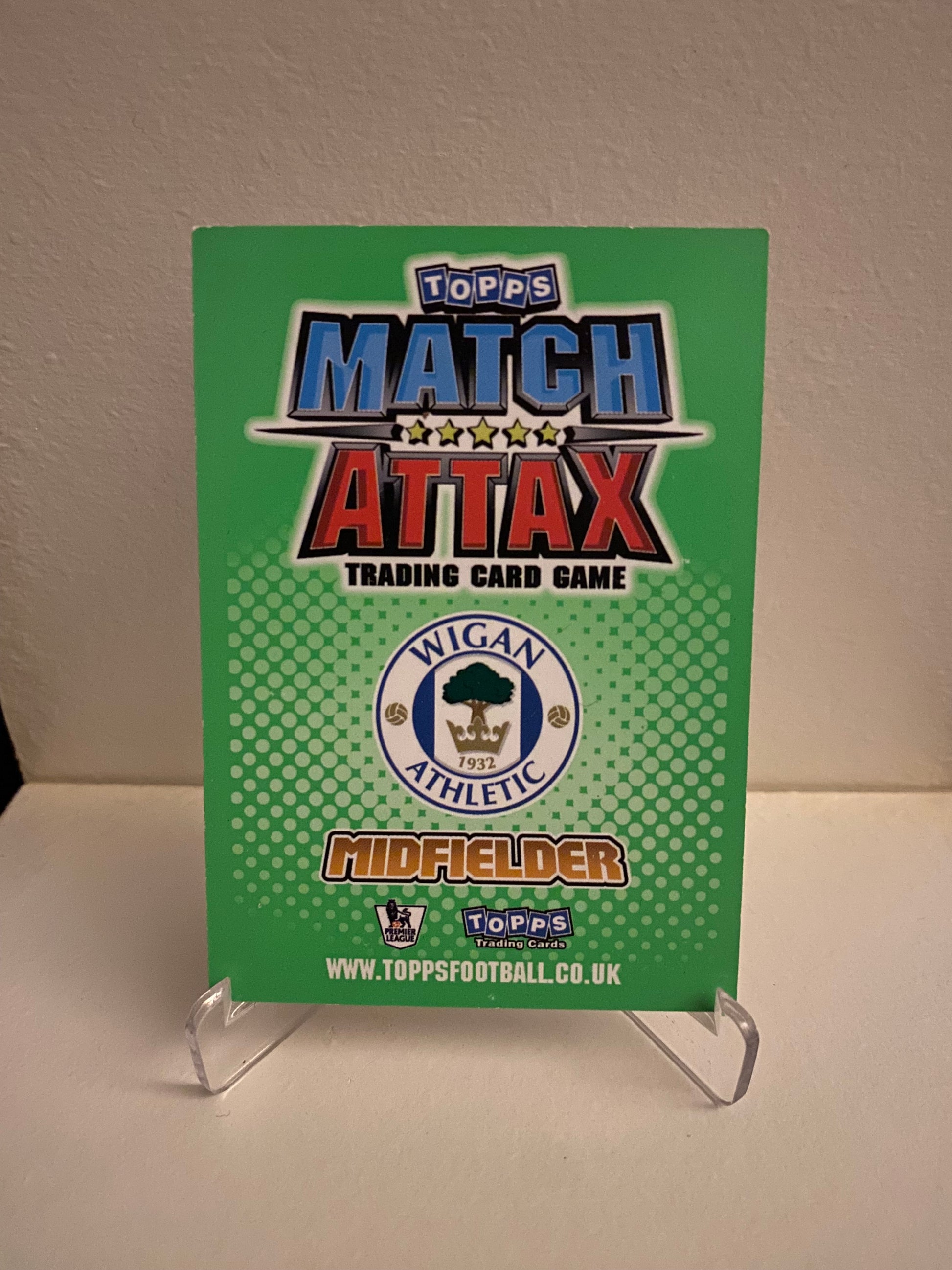 Fodbold kort Topps Match Attax Premier League 2010/2011 - Wigan Victor Moses - Pokedexet