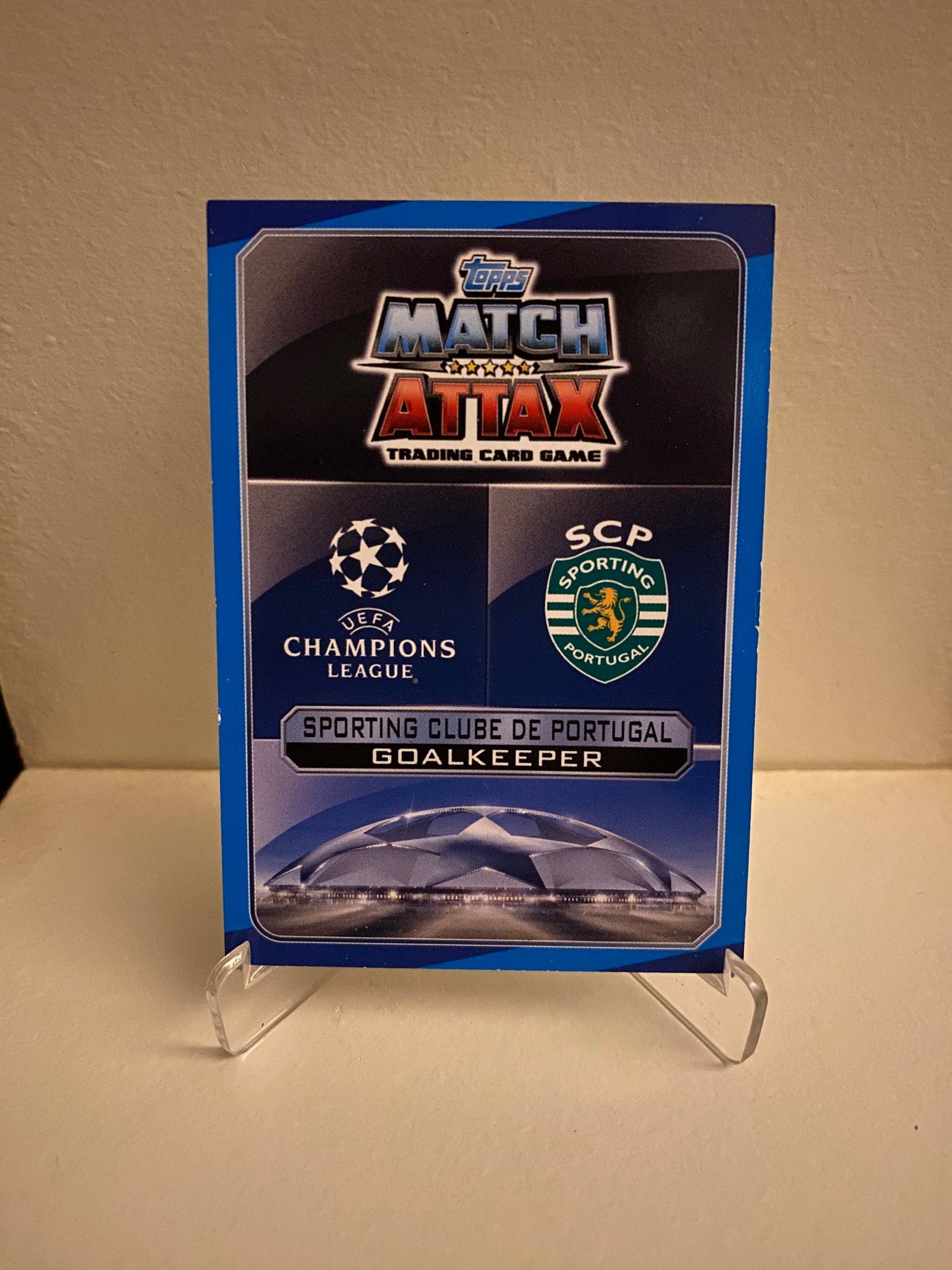 Fodbold kort Topps Match Attax UEFA Champions League 2016/2017 - Sporting Rui Patricio - Pokedexet