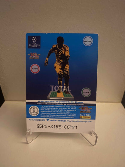 Fodbold kort Panini Adrenalyn XL UEFA Champions League 2014/2015 - Manchester City Jesus Navas - Pokedexet