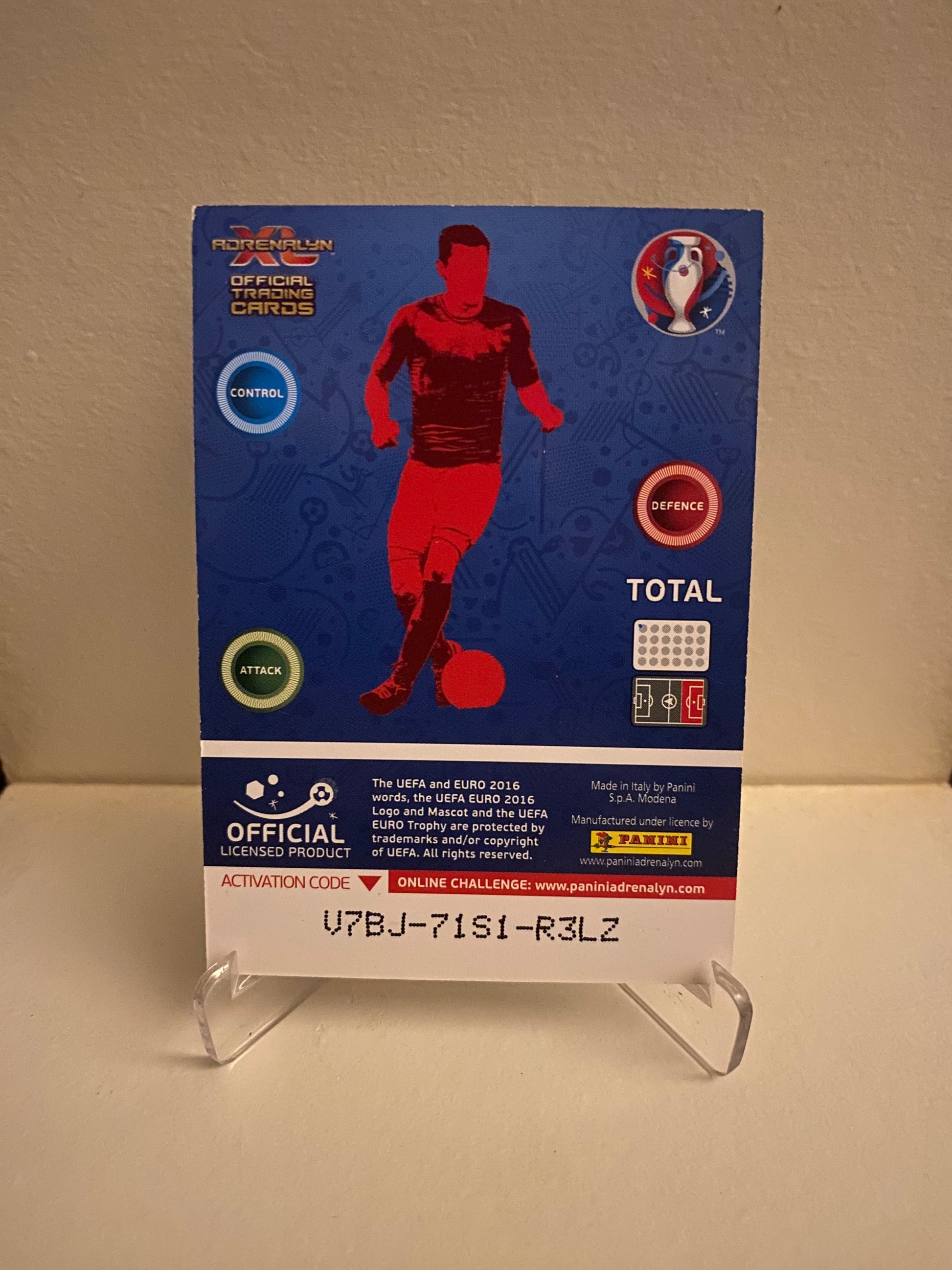 Fodbold kort Panini Adrenalyn XL UEFA EURO 2016 - Nordirland Conor Mclaughlin - Pokedexet