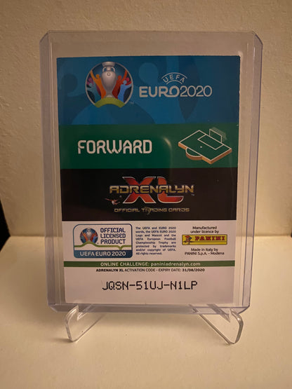 Fodbold kort Panini Adrenalyn XL UEFA EURO 2020 - Belgien Romelu Lukaku Holofoil - Pokedexet