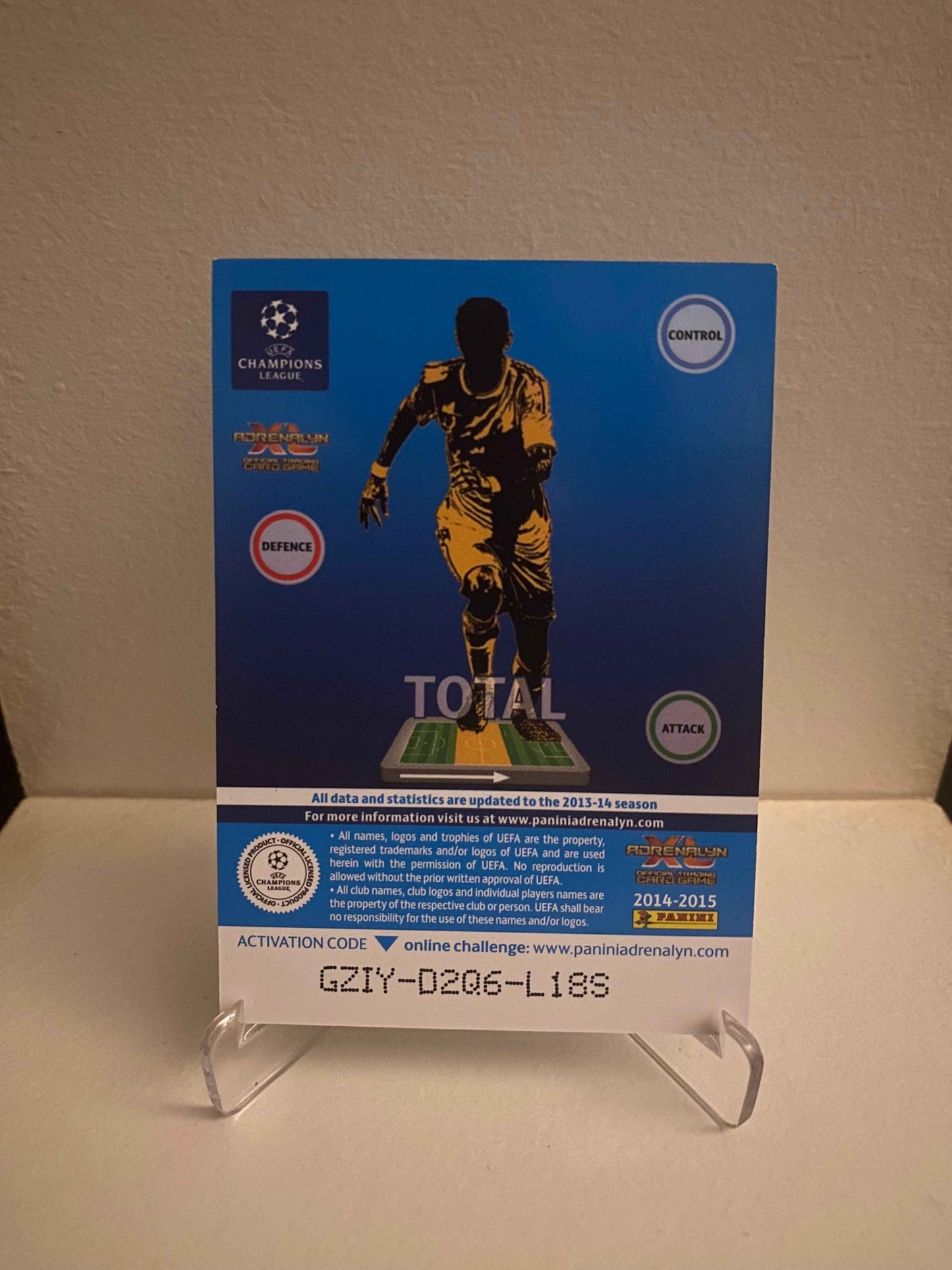 Fodbold kort Panini Adrenalyn XL UEFA Champions League 2014/2015 - Sporting Diego Capel - Pokedexet