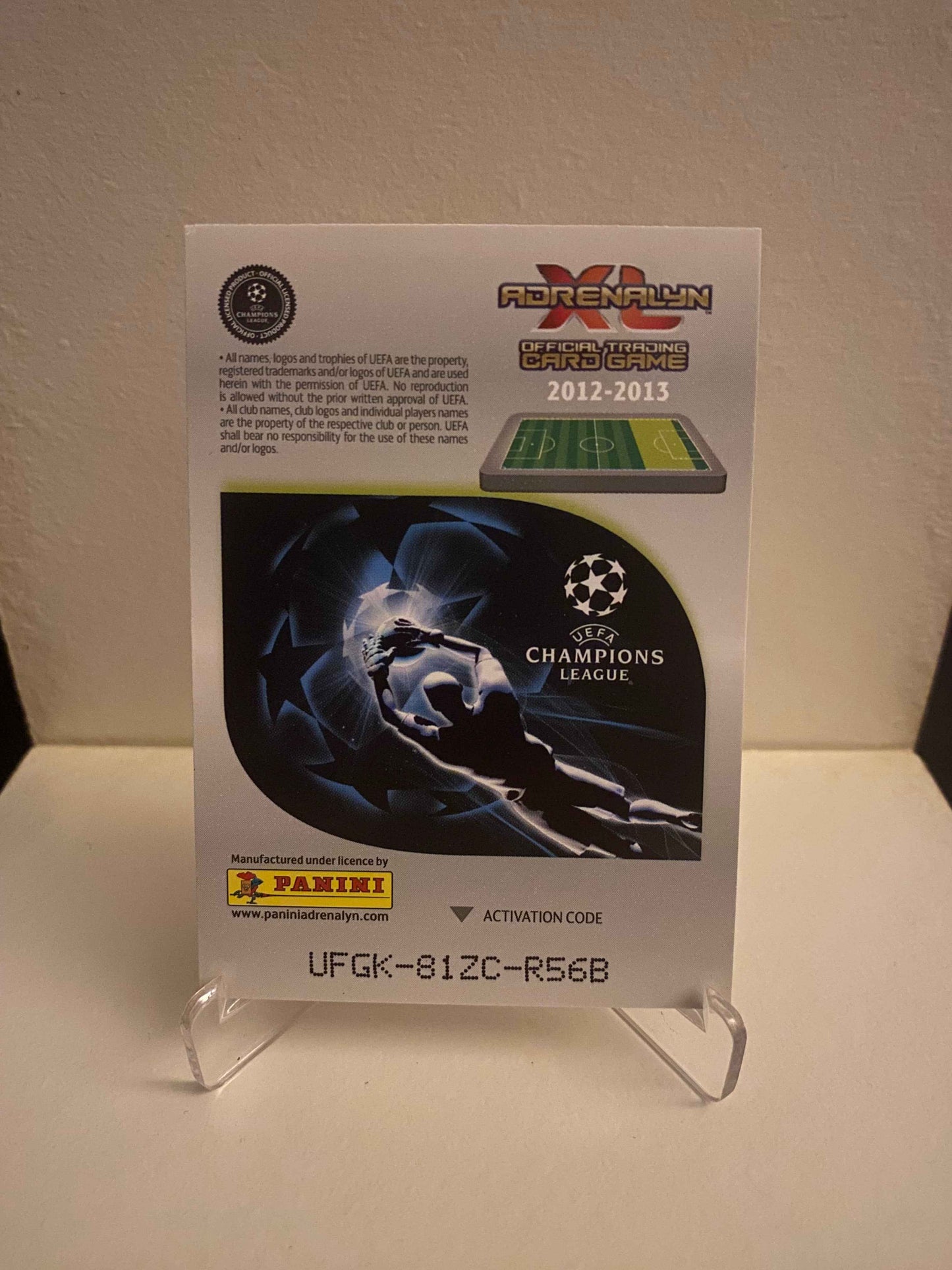 Fodbold kort Panini Adrenalyn XL UEFA Champions League 2012/2013 - Olympiakos Rafik Djebbour - Pokedexet