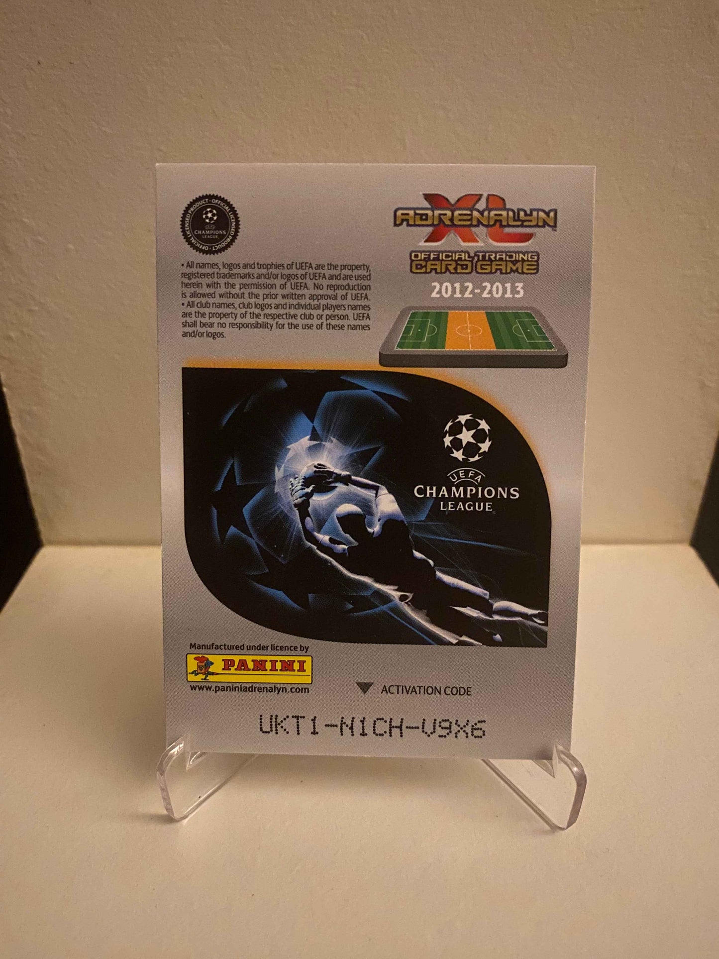 Fodbold kort Panini Adrenalyn XL UEFA Champions League 2012/2013 - Manchester United Ryan Giggs - Pokedexet