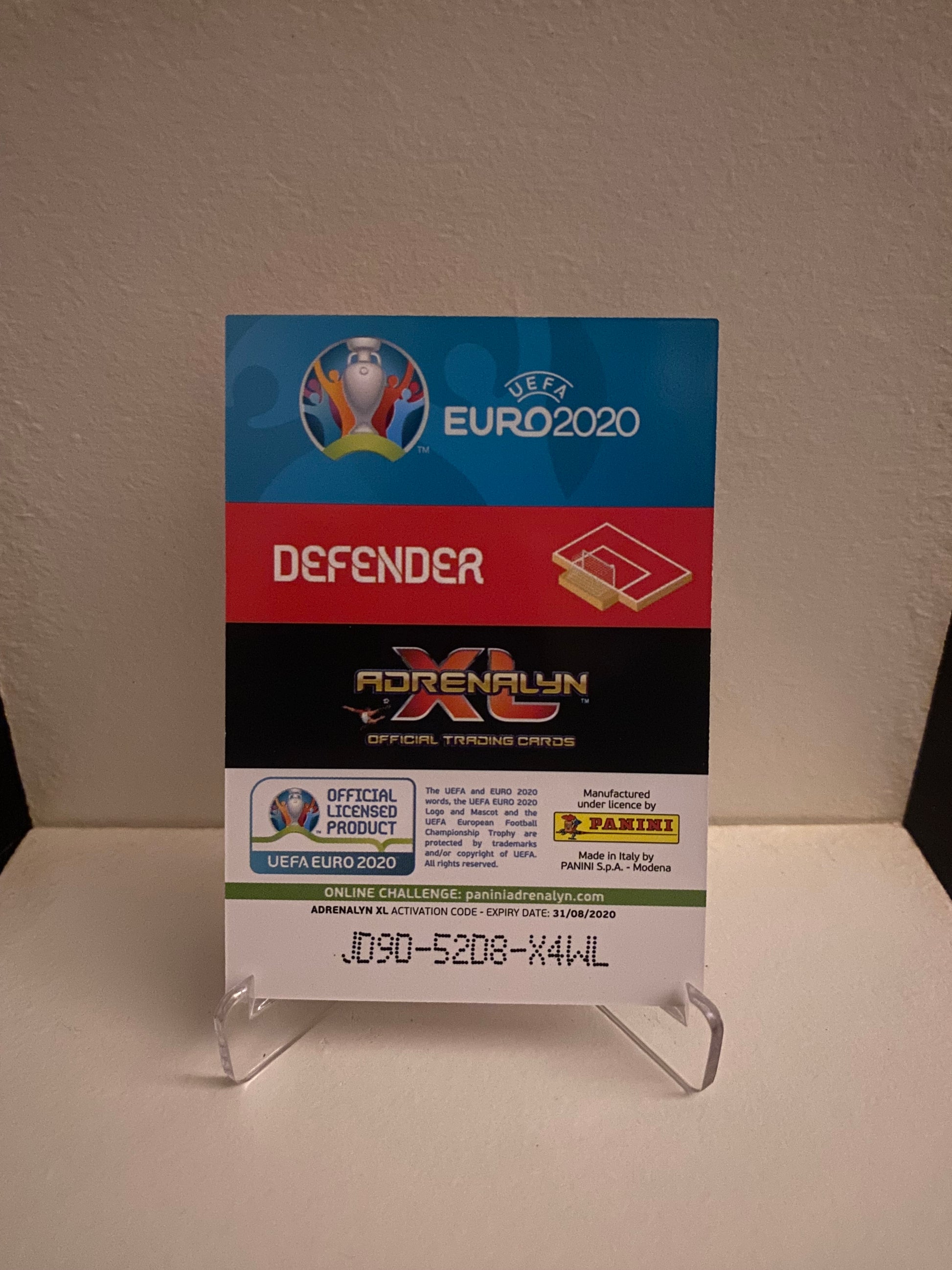 Fodbold kort Panini Adrenalyn XL UEFA EURO 2020 - Belgien Thomas Meunier - Pokedexet