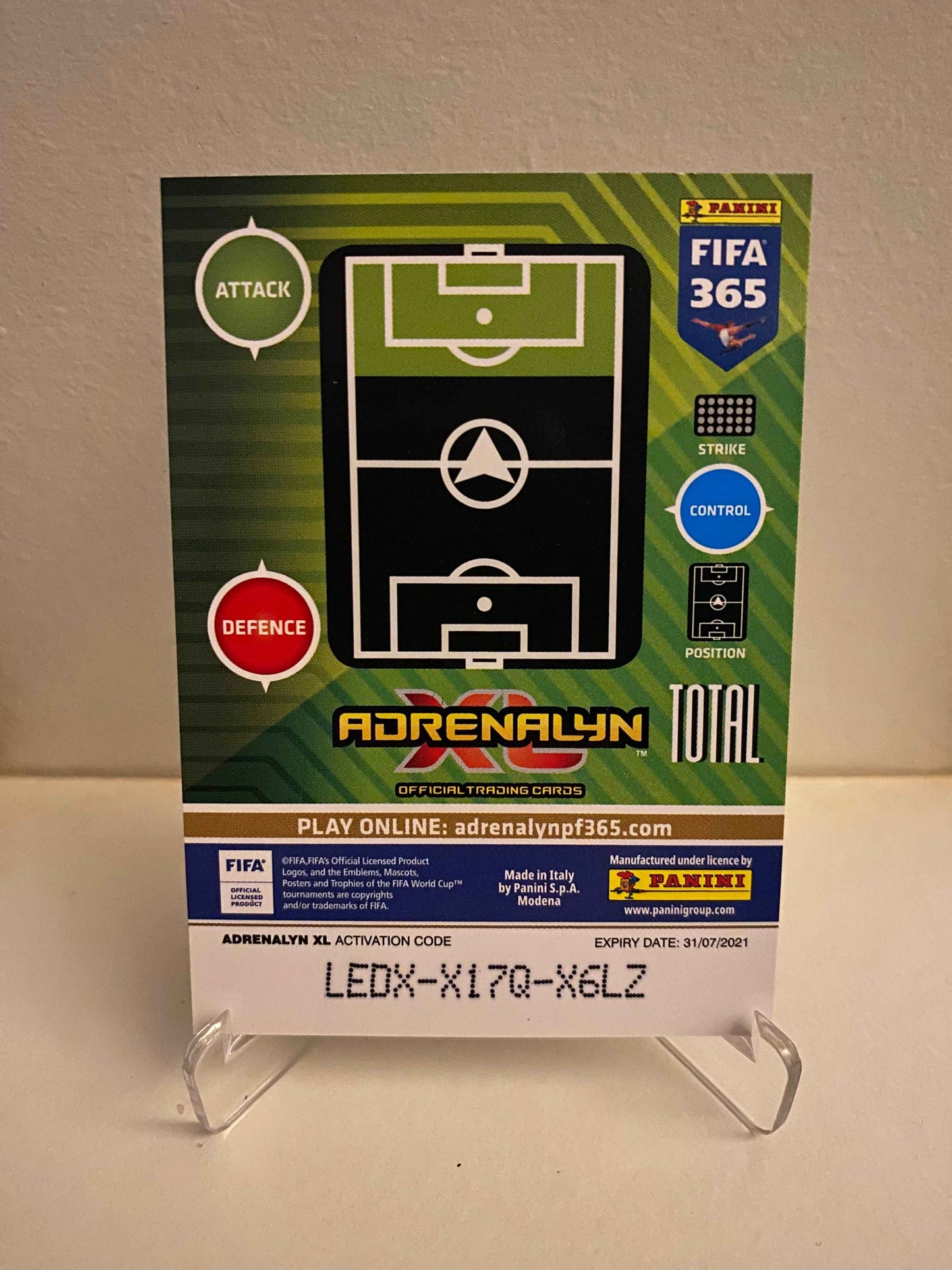 Fodbold kort Panini Adrenalyn FIFA 365 2020/2021 - Marseille Dario Benedetto 201 - Pokedexet