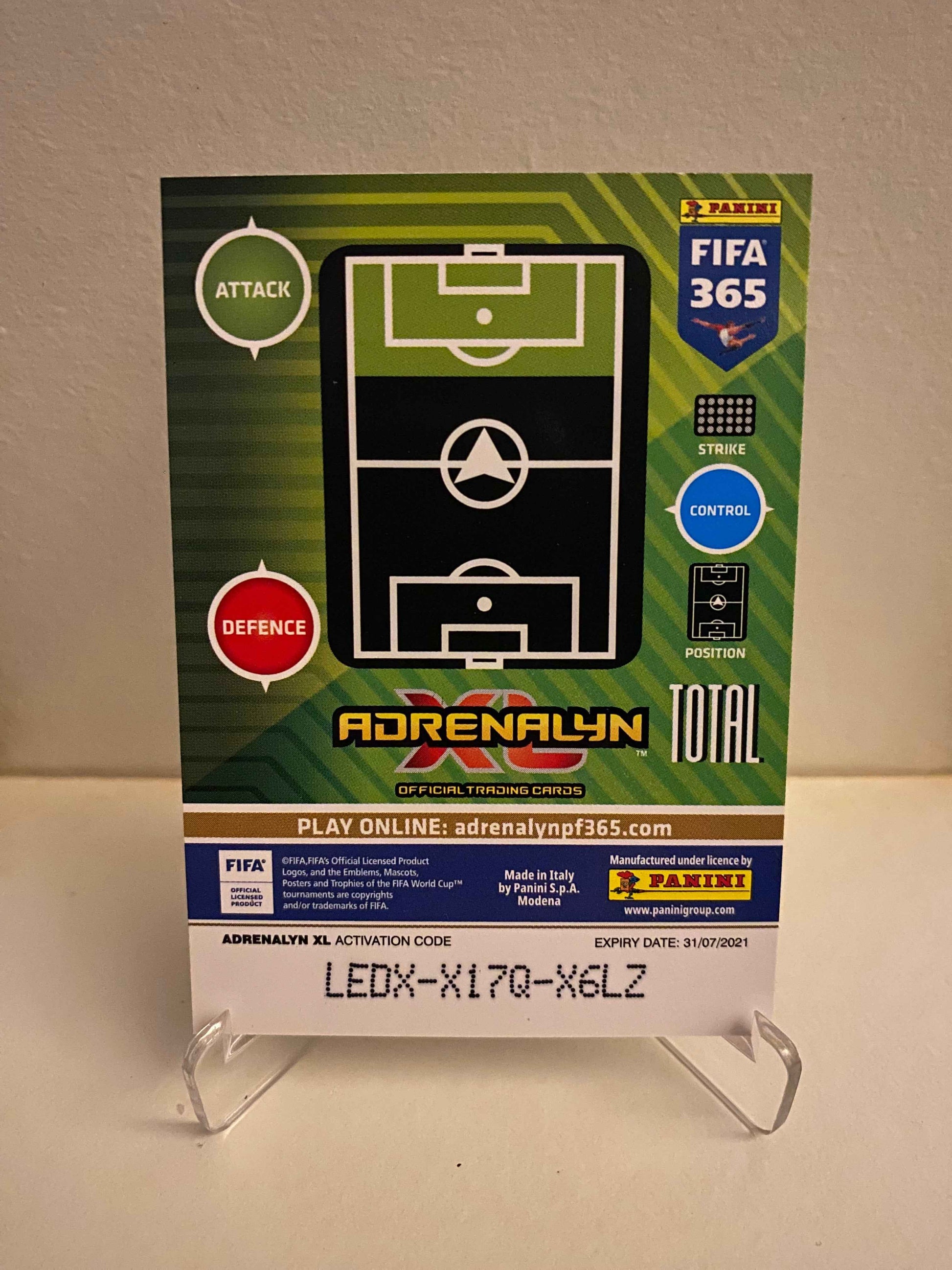 Fodbold kort Panini Adrenalyn FIFA 365 2020/2021 - Marseille Dario Benedetto 201 - Pokedexet
