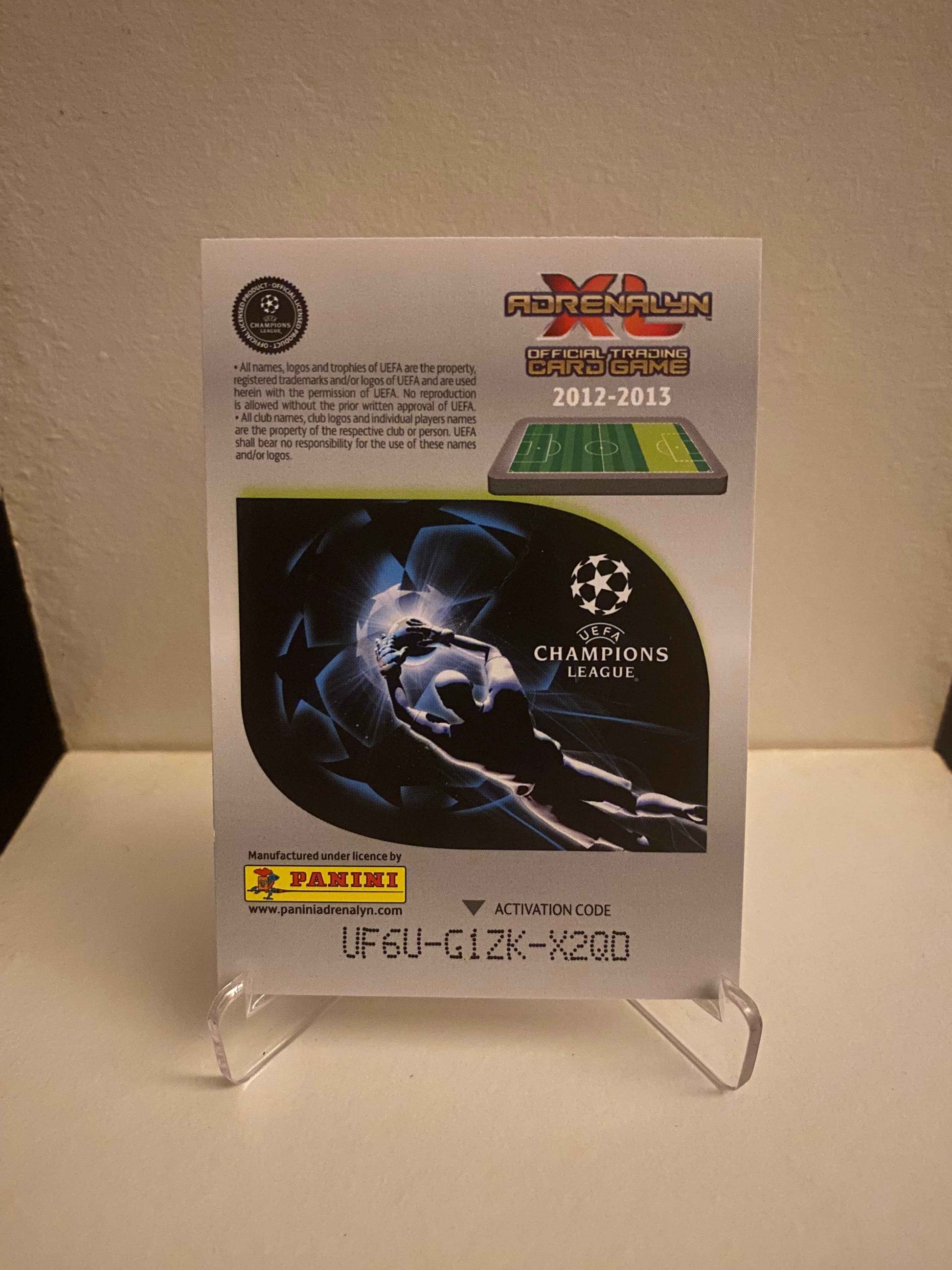 Fodbold kort Panini Adrenalyn XL UEFA Champions League 2012/2013 - Arsenal Olivier Giroud - Pokedexet