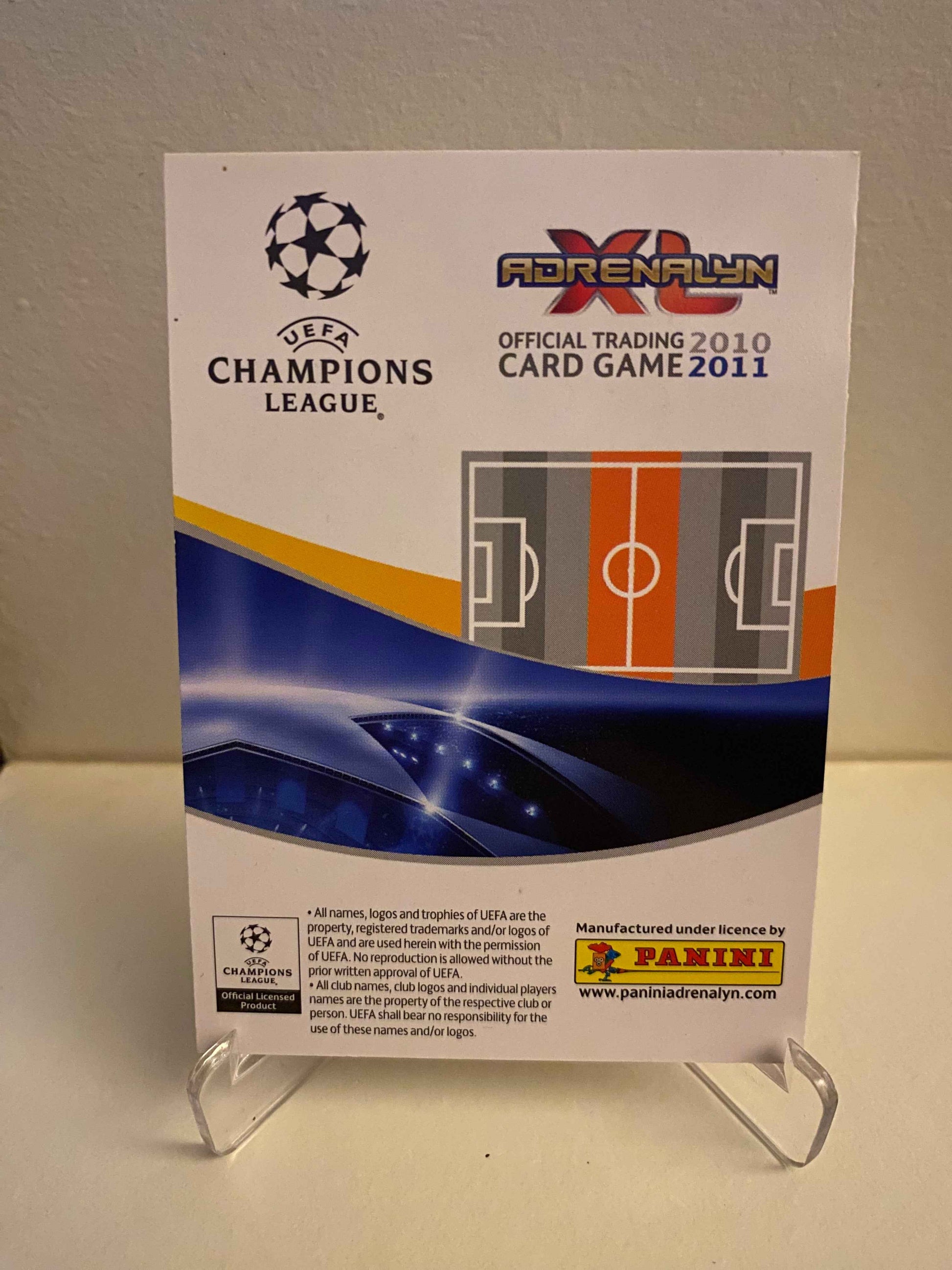 Fodbold kort Panini Adrenalyn XL UEFA Champions League 2010-2011 - Real Madrid Lassana Diarra - Pokedexet