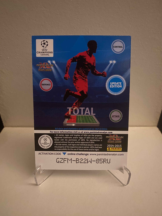 Fodbold kort Panini Adrenalyn XL UEFA Champions League 2014/2015 - Schalke 04 Christian Fuchs - Pokedexet