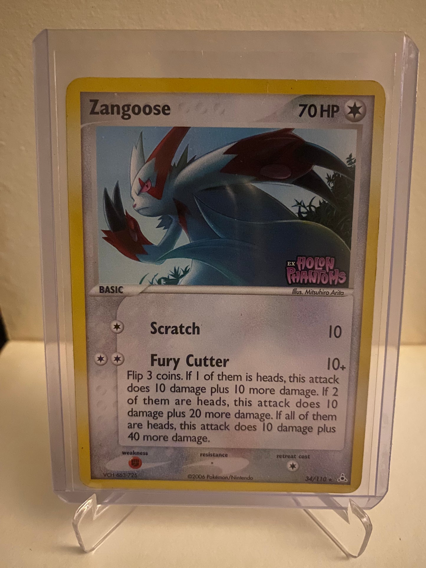 Zangoose Holofoil (34/110)